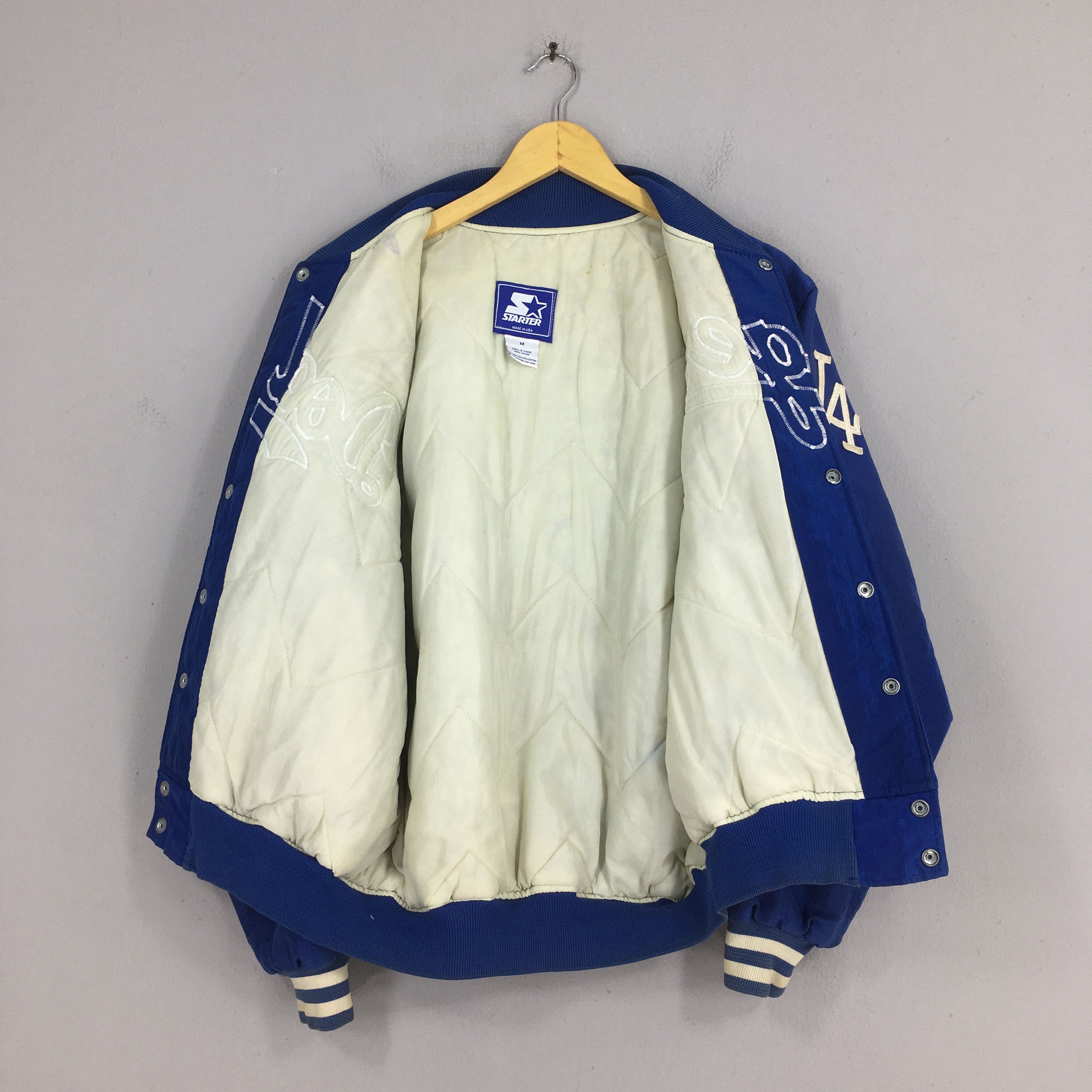 MLB Vintage 90s LA Dodgers MLB Stadium Varsity Blue Jacket M Size US M / EU 48-50 / 2 - 5 Thumbnail