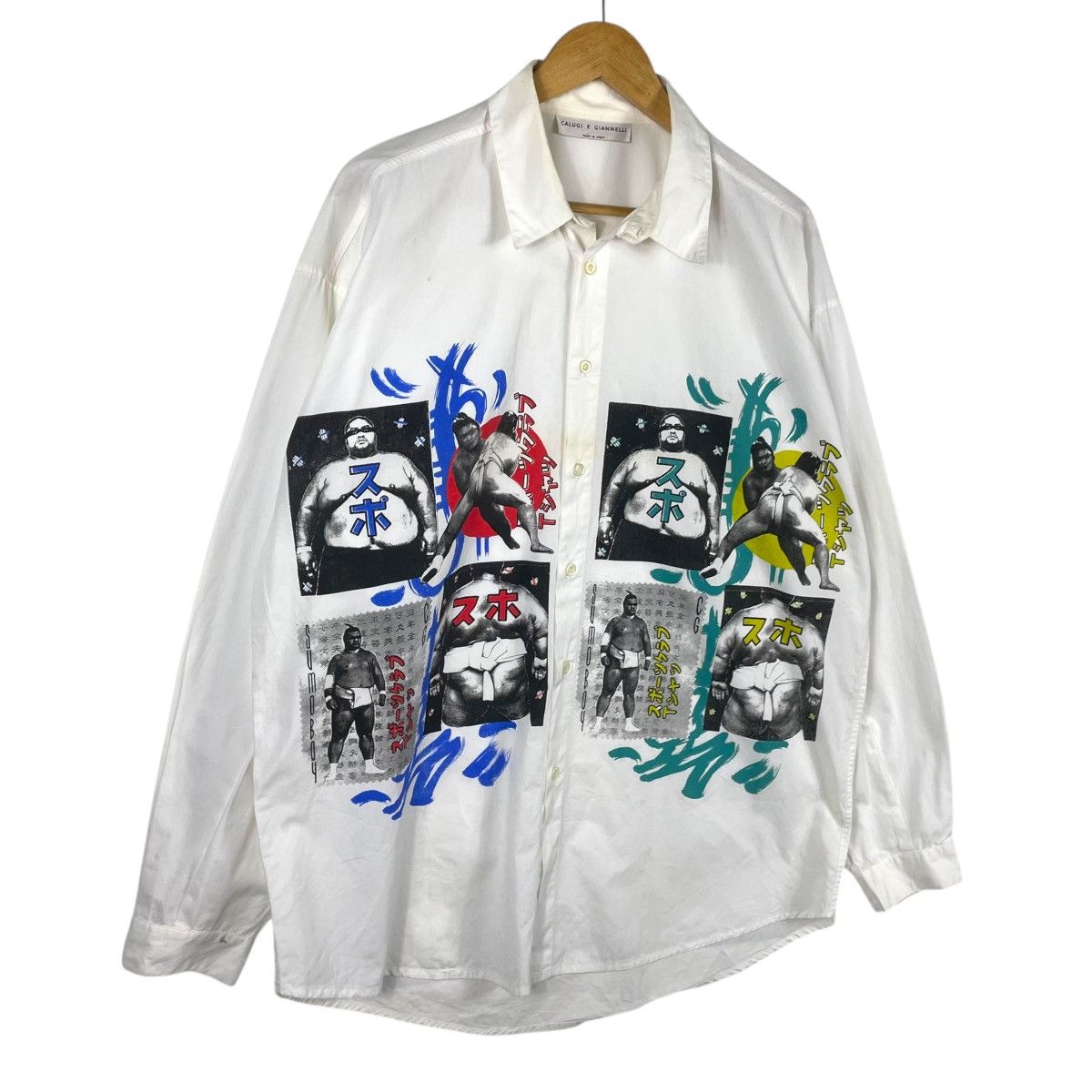 Calugi e Gianelli ARCHICE💥 CALUGI E GIANNELLI SUMO VINTAGE SHIRT Size US XL / EU 56 / 4 - 3 Thumbnail