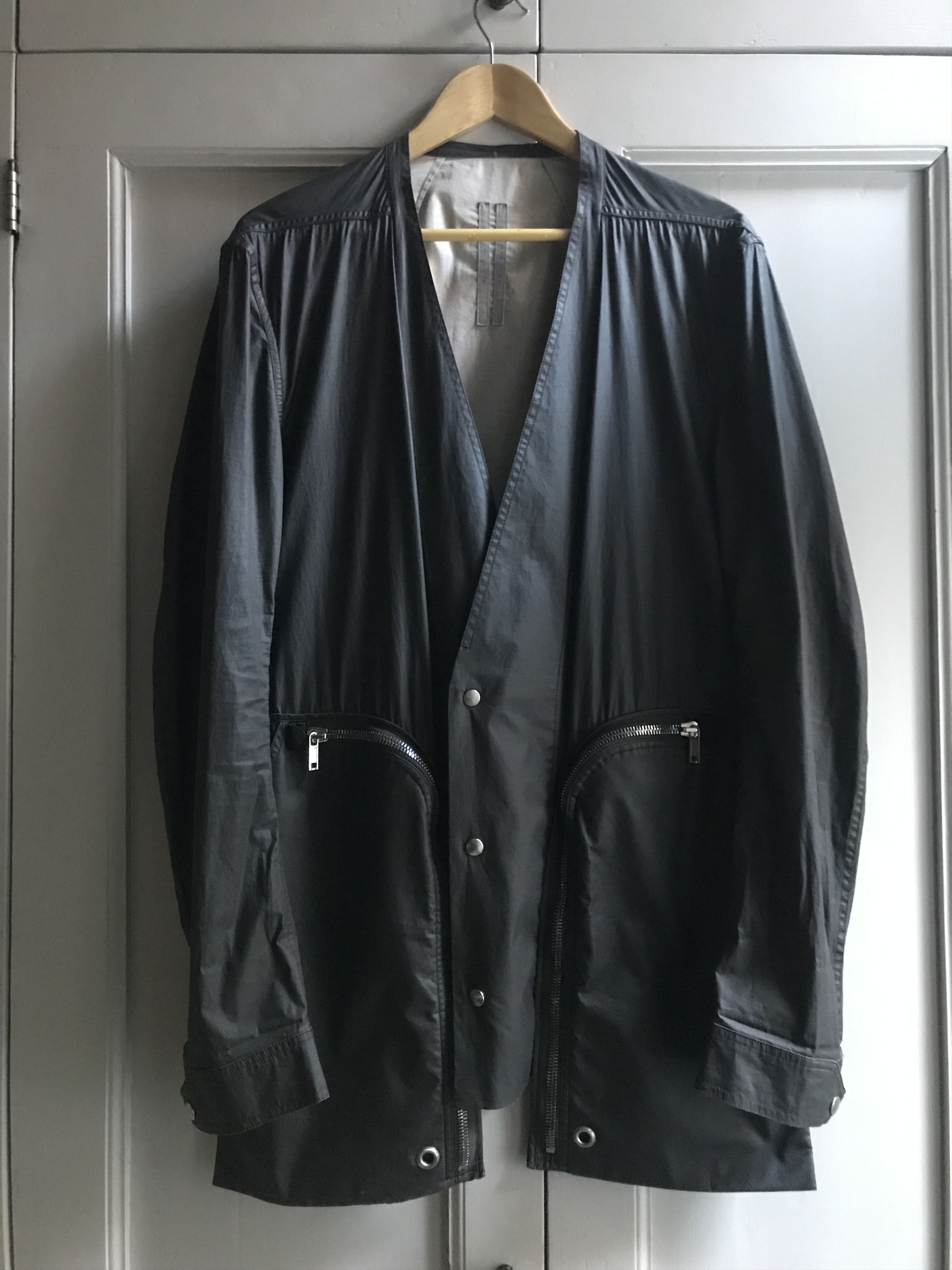 Rick Owens RR Rick Owens Tecuatl coat/vest light cotton waxed Size US M / EU 48-50 / 2 - 1 Thumbnail