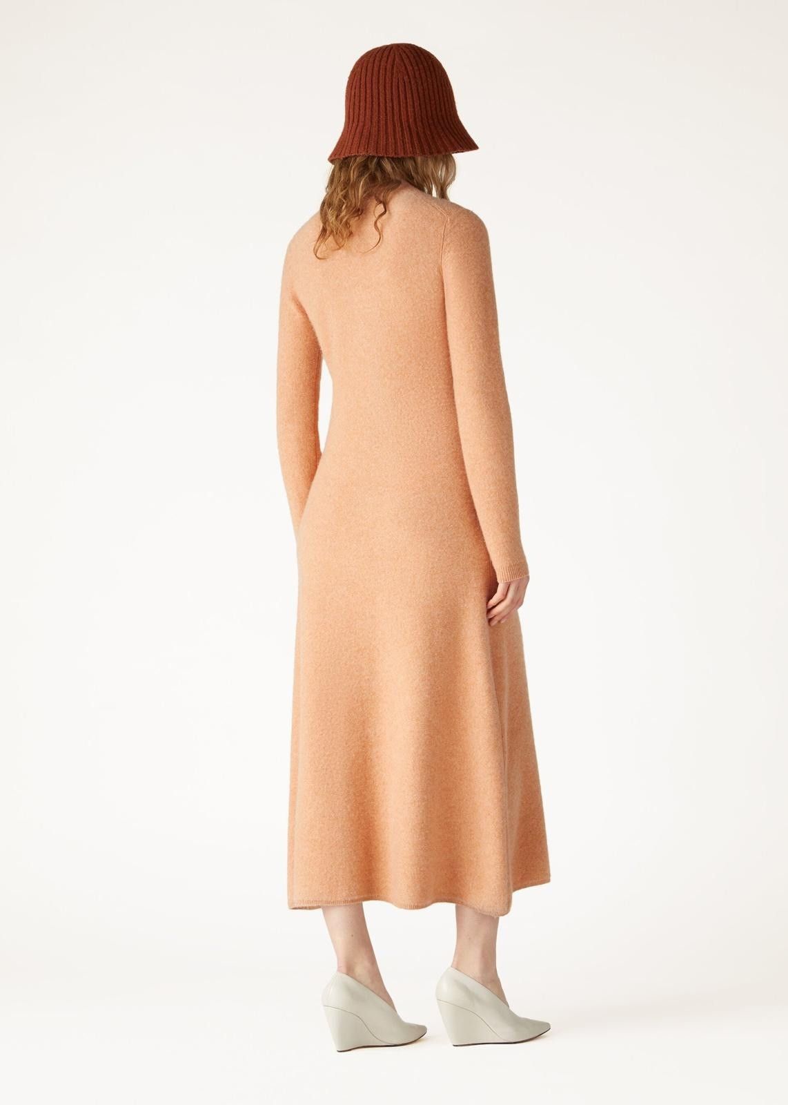 Loro Piana o1srvl11e0825 FAO2892 Alpe Hi-neck Dress in Orange Size S / US 4 / IT 40 - 4 Thumbnail
