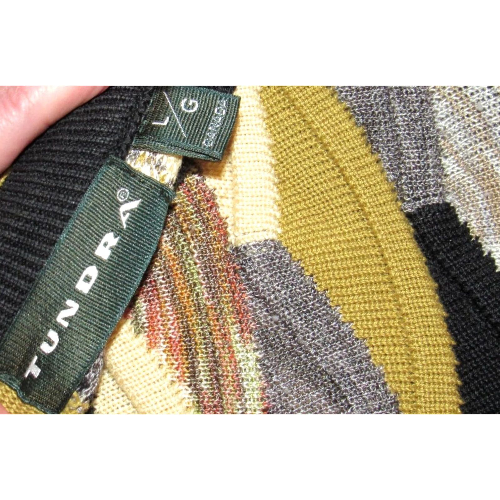 Vintage Vtg TUNDRA Cotton Blend Sweater Made In Canada Large Mens Size US L / EU 52-54 / 3 - 3 Thumbnail