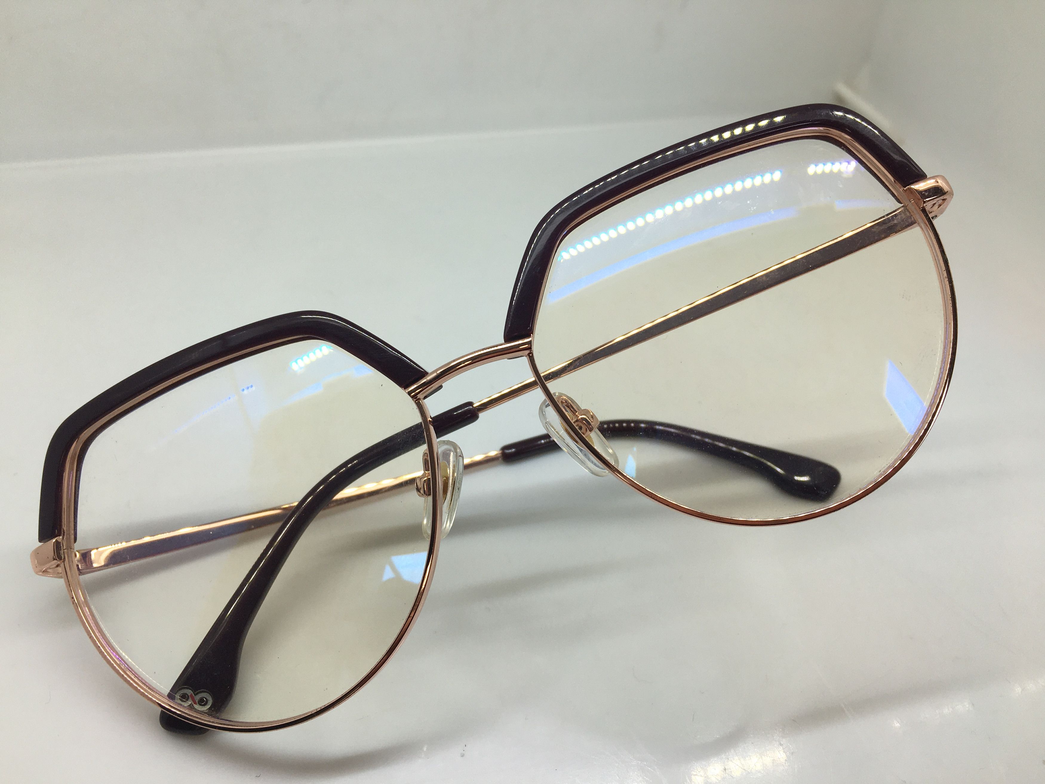 Other Brown Gold Cateye Eyeglasses Frame Size ONE SIZE - 5 Thumbnail