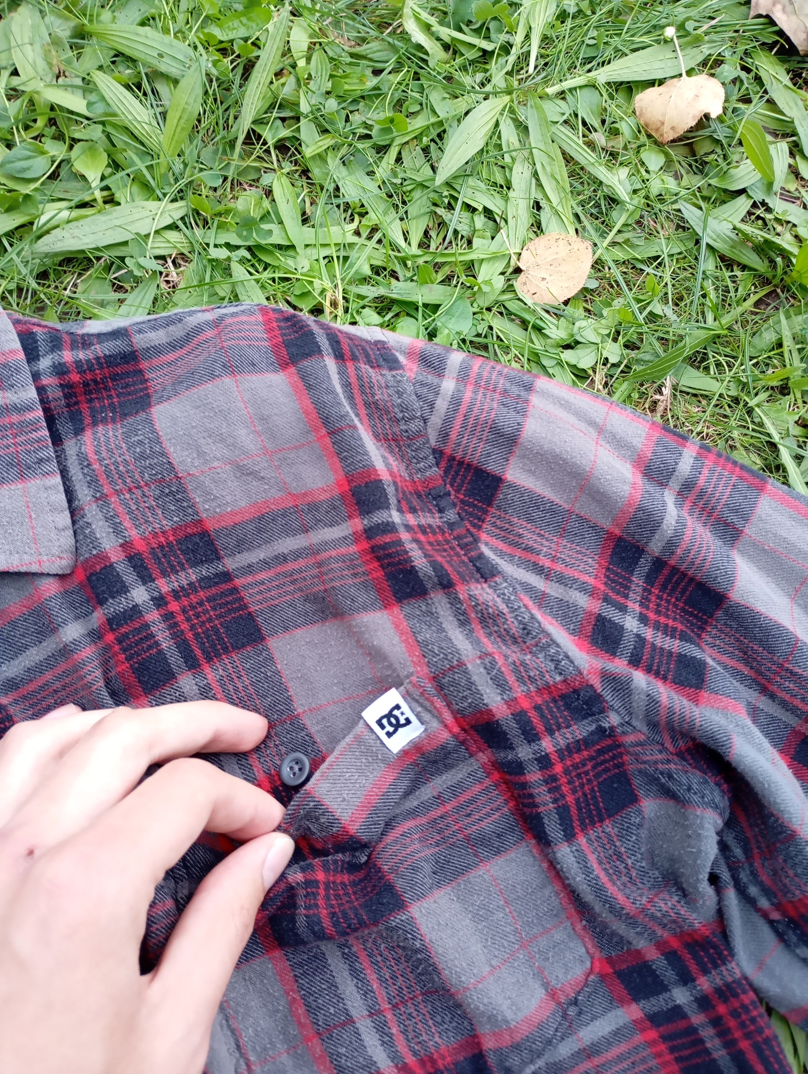 DC × Flannel × Vintage Vintage Y2K Travis Scott style Striped Flannel Shirt Size US XL / EU 56 / 4 - 4 Thumbnail
