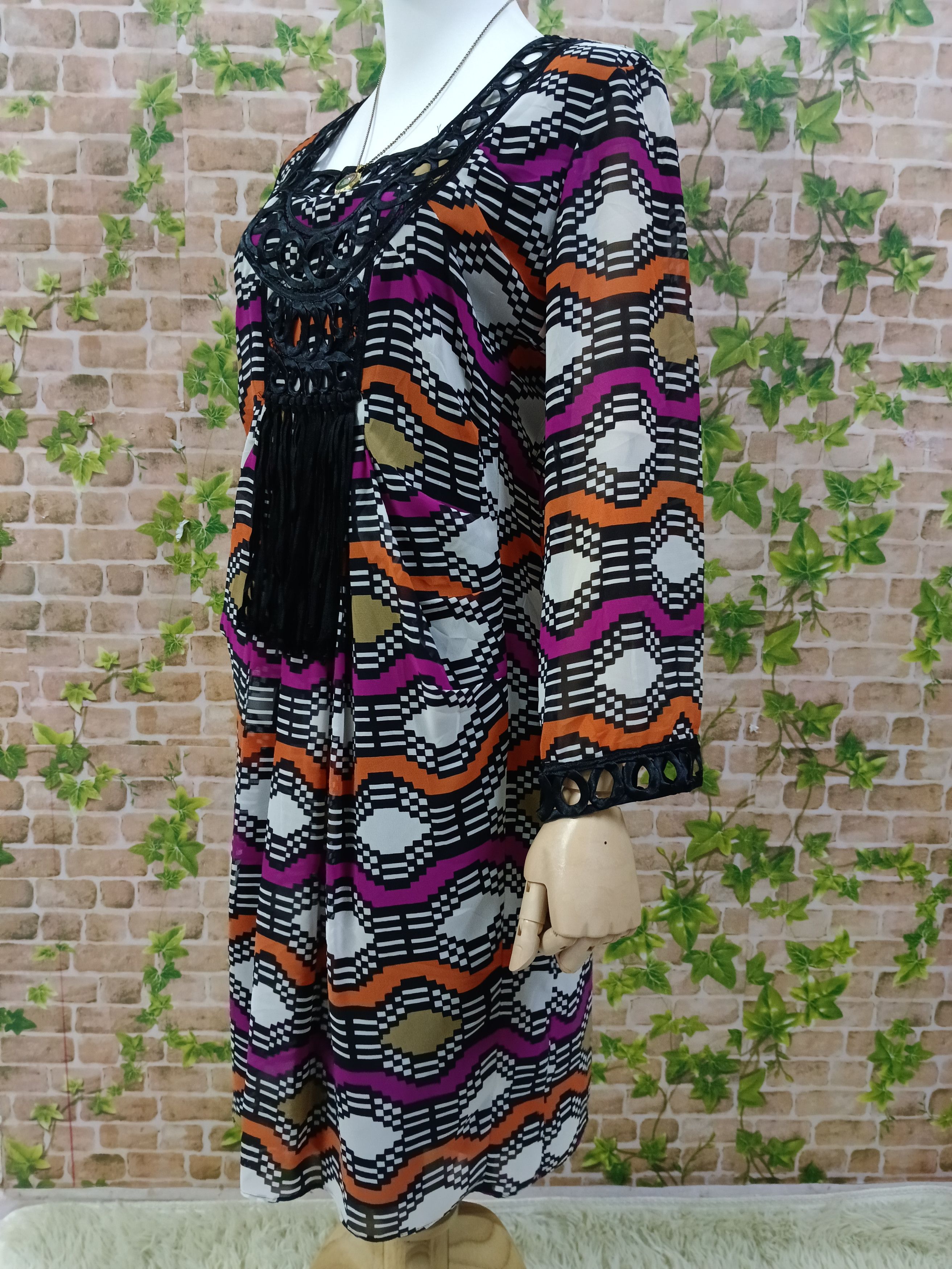 Vivienne Tam VIVIENNE TAM MID DRESS(SIZE 1) Size S / US 4 / IT 40 - 4 Thumbnail