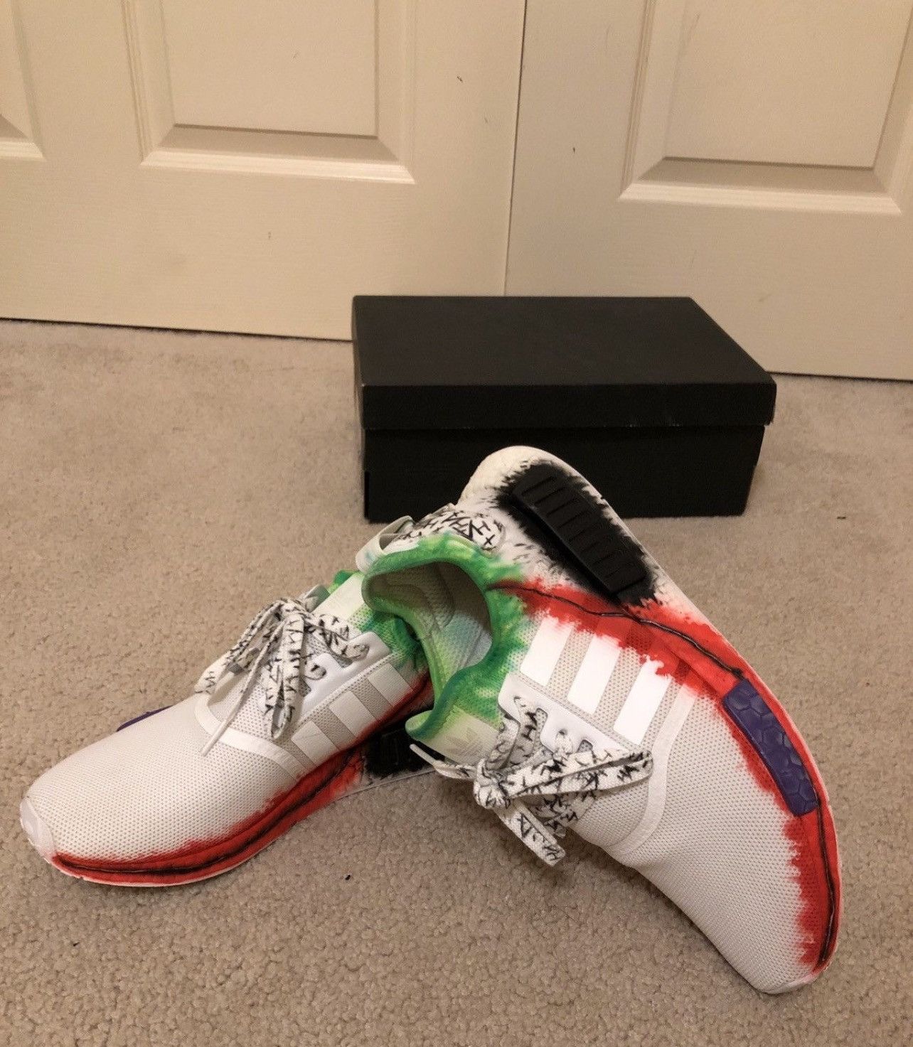 Adidas Custom joke NMD Size US 10 / EU 43 - 5 Thumbnail