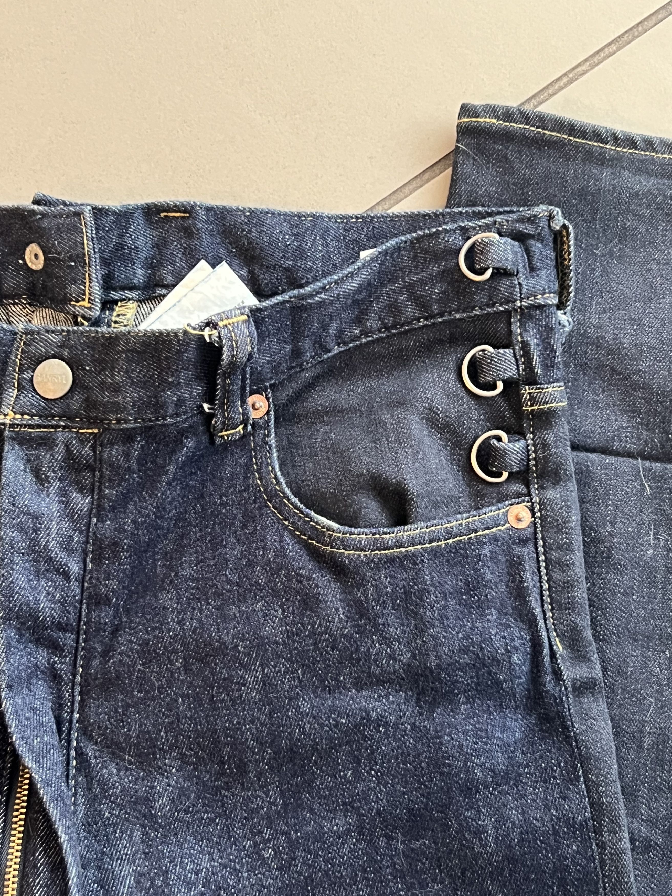Ganryu Ganryu - Comme des garcons, Rise Zipper Jean Size US 32 / EU 48 - 4 Thumbnail