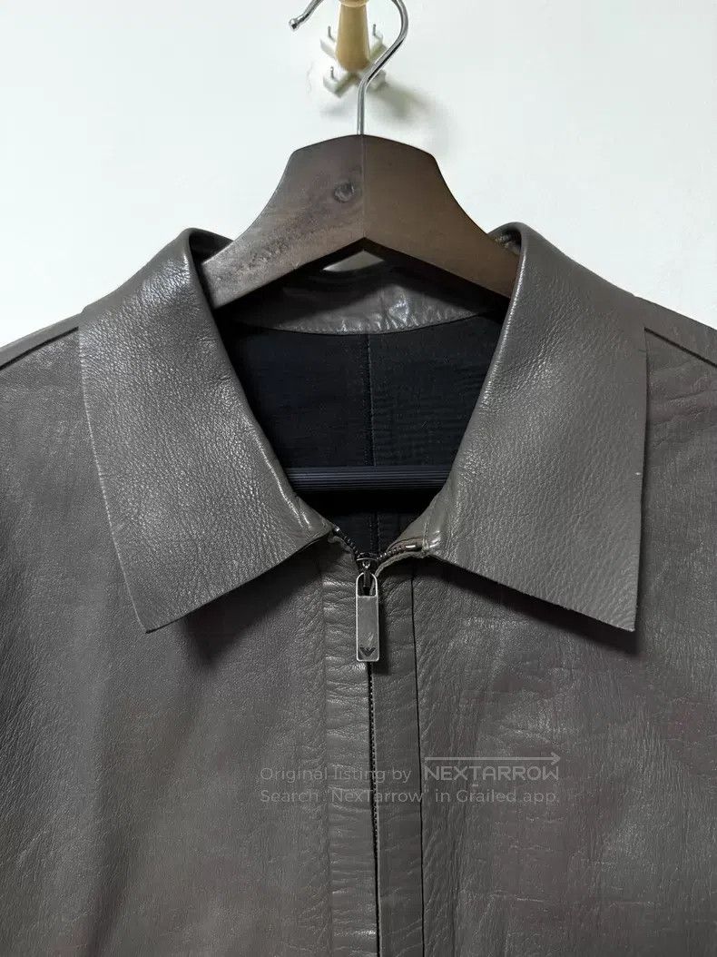 Emporio Armani EMPORIO ARMANI Twisted Sleeve Leather Jacket i Size US S / EU 44-46 / 1 - 3 Thumbnail