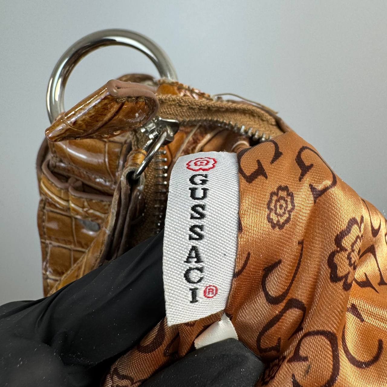 Other Gussaci Y2K Mini Shoulder Bag Brown Womens Size ONE SIZE - 13 Thumbnail