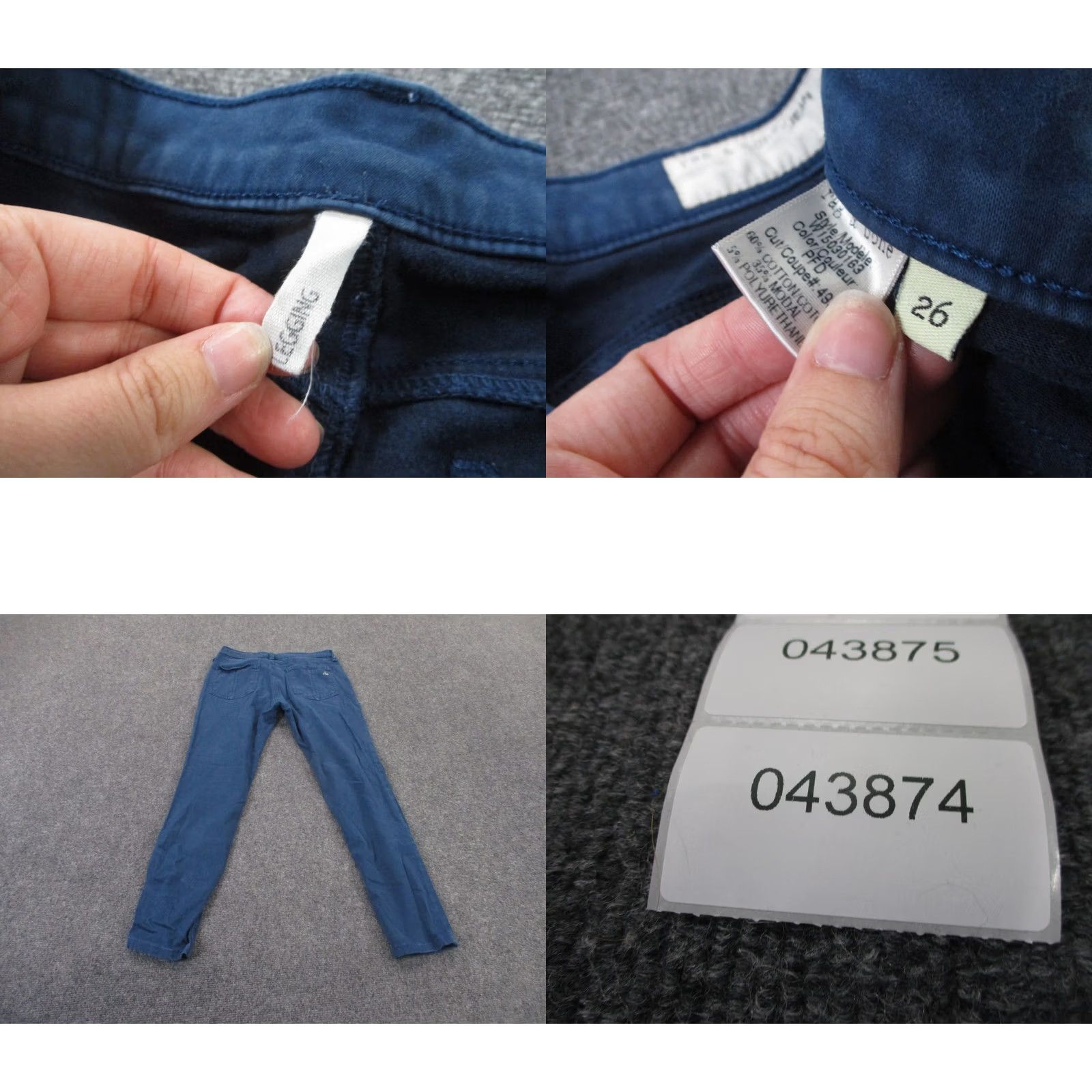 Rag & Bone rag & bone Jeans Womens 26 Blue Denim Straight Skinny Stretch Legging Casual Jeans Size 26" / US 2 / IT 38 - 8 Thumbnail