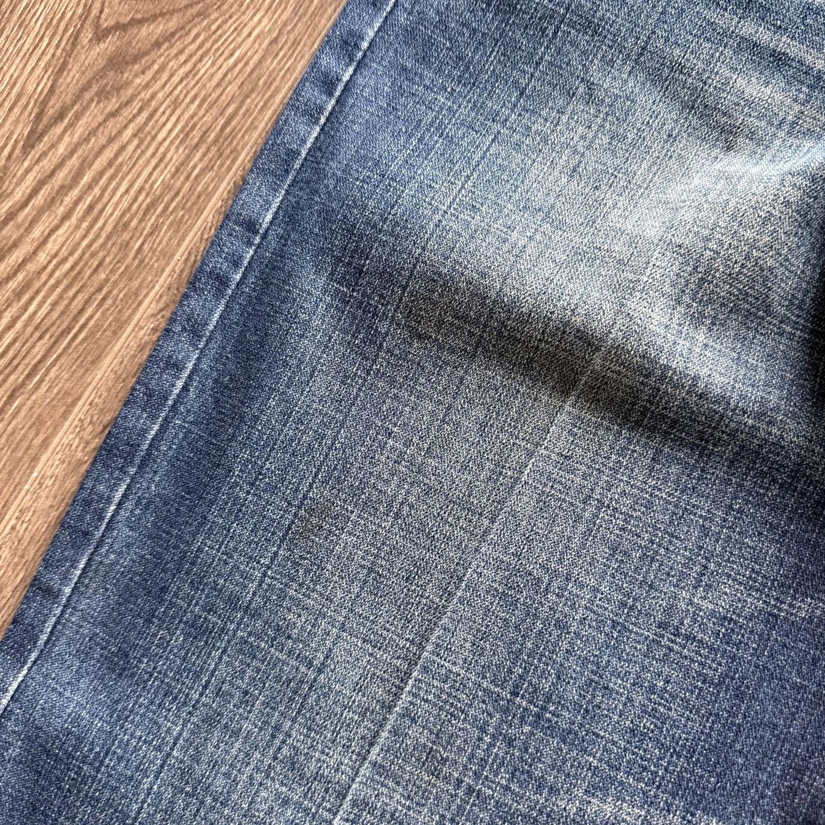 Denime Koman Jeans Mens 36x32 Baggy Grunge Y2K Blue Medium Wash Denim Straight Relaxed Fit Pants Size US 36 / EU 52 - 7 Thumbnail