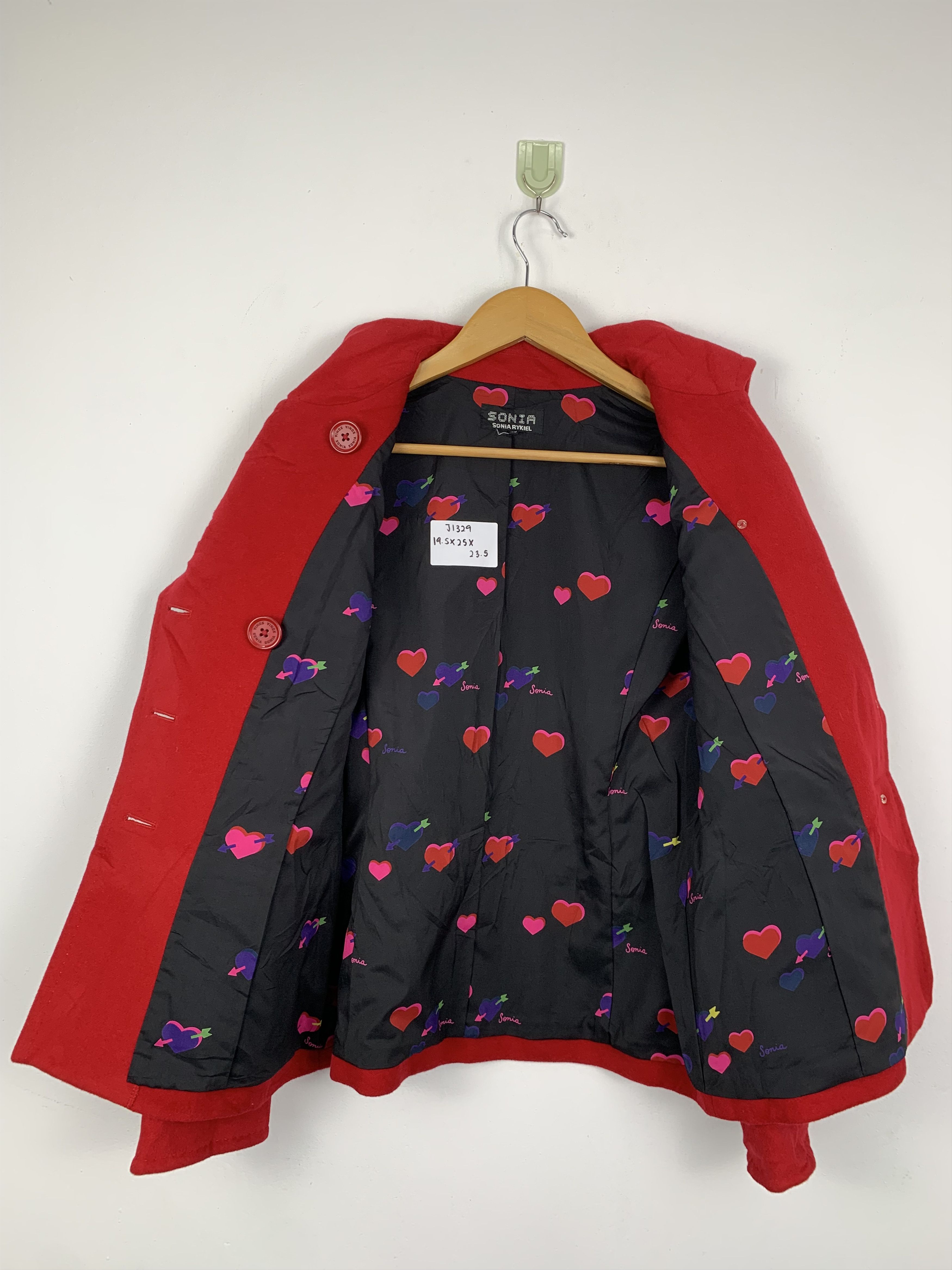 Sonia Rykiel Sonia Rykiel Designer Blazer Red J1329 Size M / US 6-8 / IT 42-44 - 8 Thumbnail