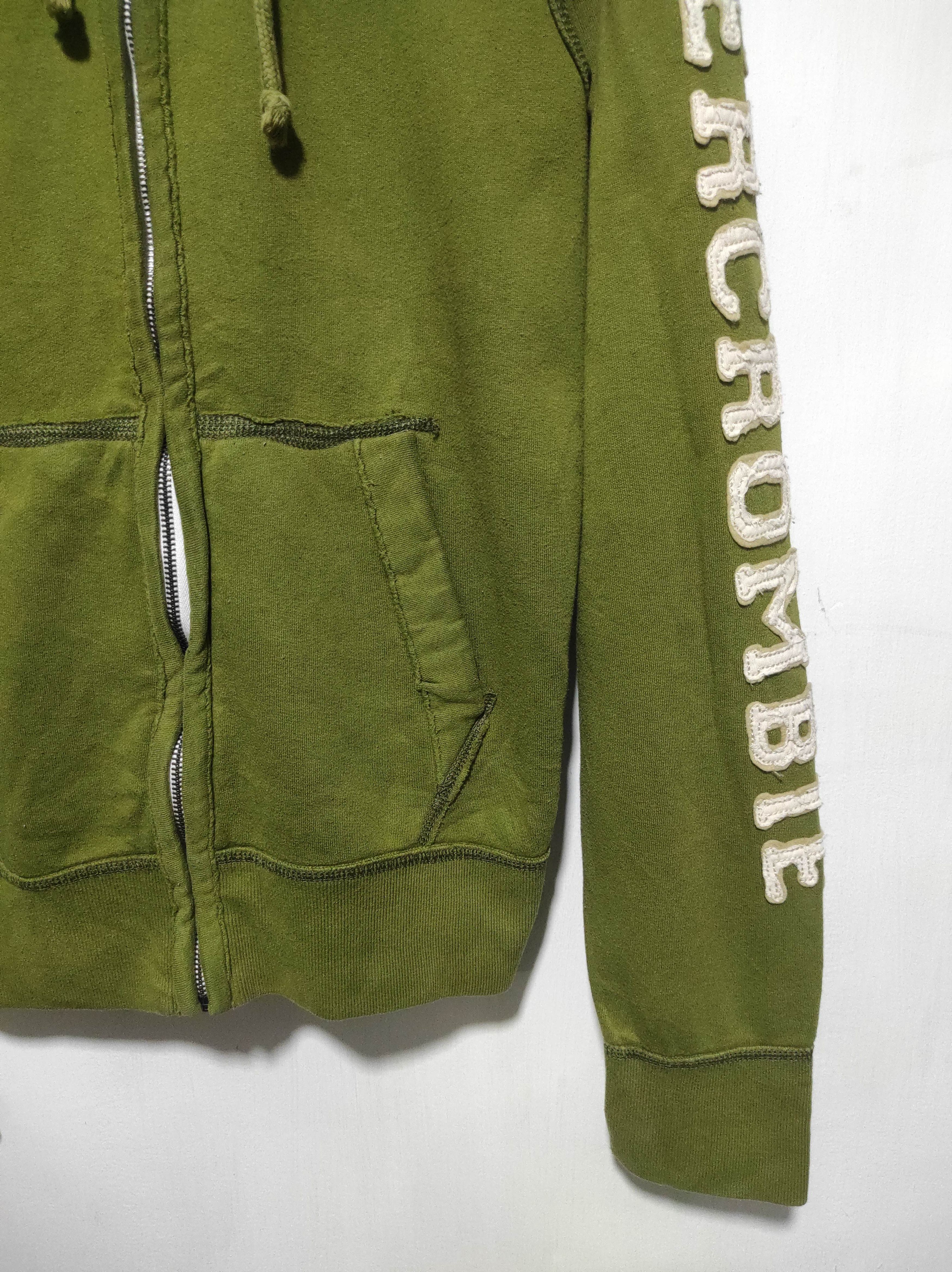 Abercrombie & Fitch Abercrombie & Fitch Green zipper fur hoodie ifsix LGB style Size US L / EU 52-54 / 3 - 4 Thumbnail