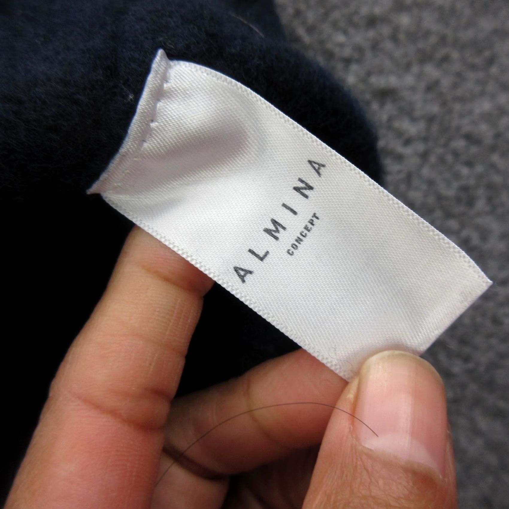 Vintage Almina Concept Sweater Womens S Blue Wool Cashmere Crewneck Knit Pullover Size S / US 4 / IT 40 - 5 Thumbnail