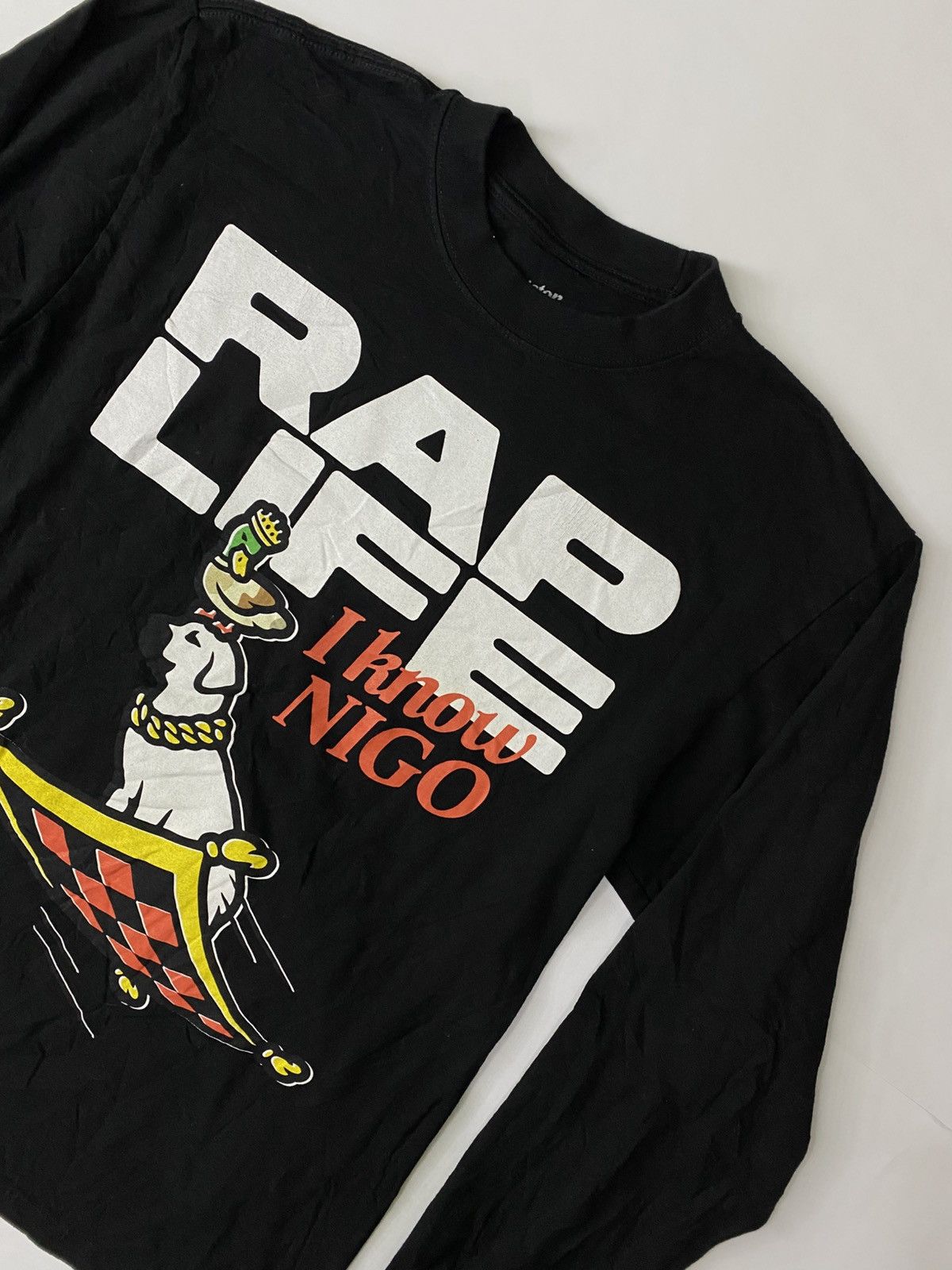 Band Tees I KNOW NIGO LONG SLEEVE TEE. Size US L / EU 52-54 / 3 - 5 Thumbnail