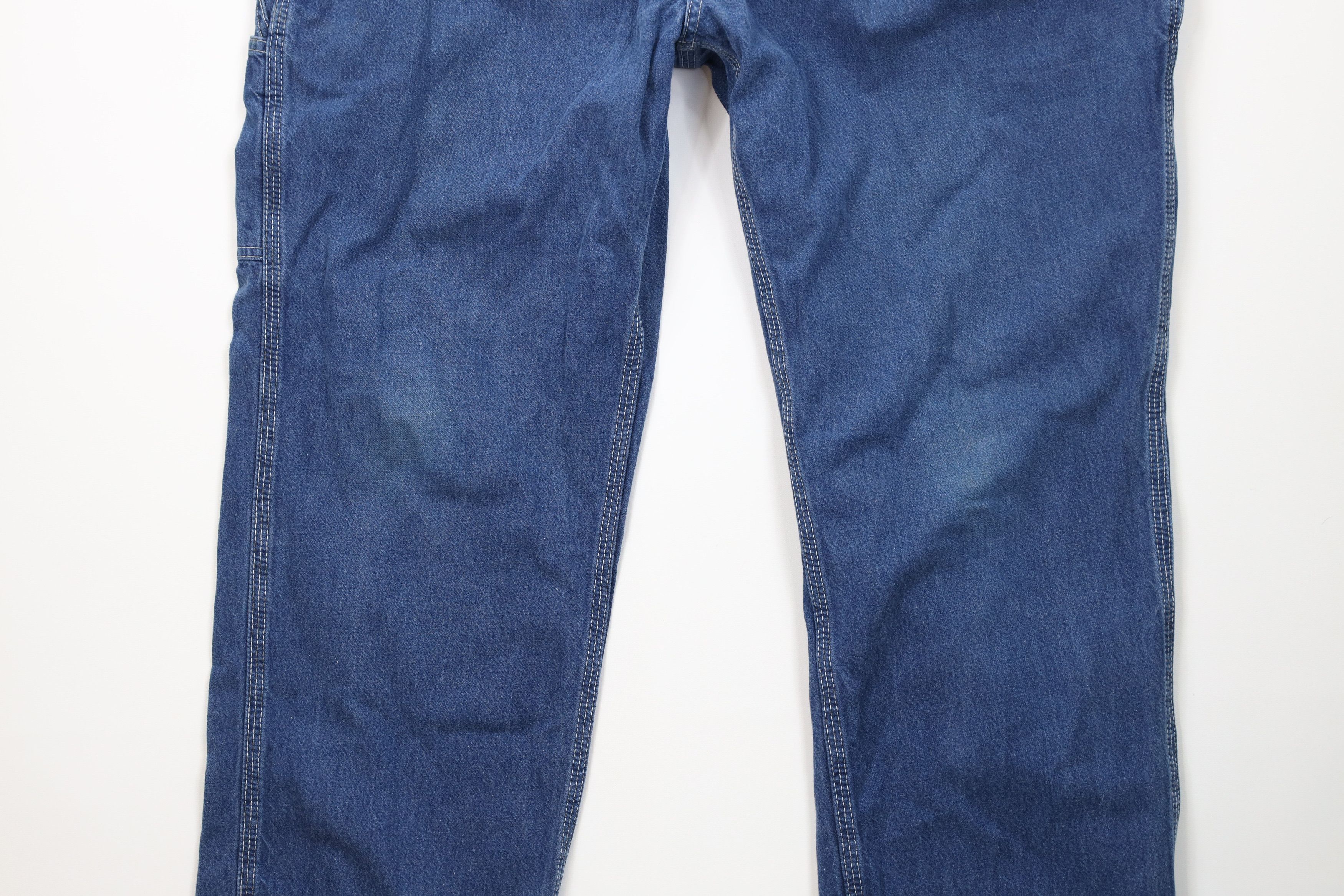 Carhartt Vintage Carhartt Wide Leg Dungaree Denim Jeans Blue Cotton Size US 40 / EU 56 - 3 Thumbnail