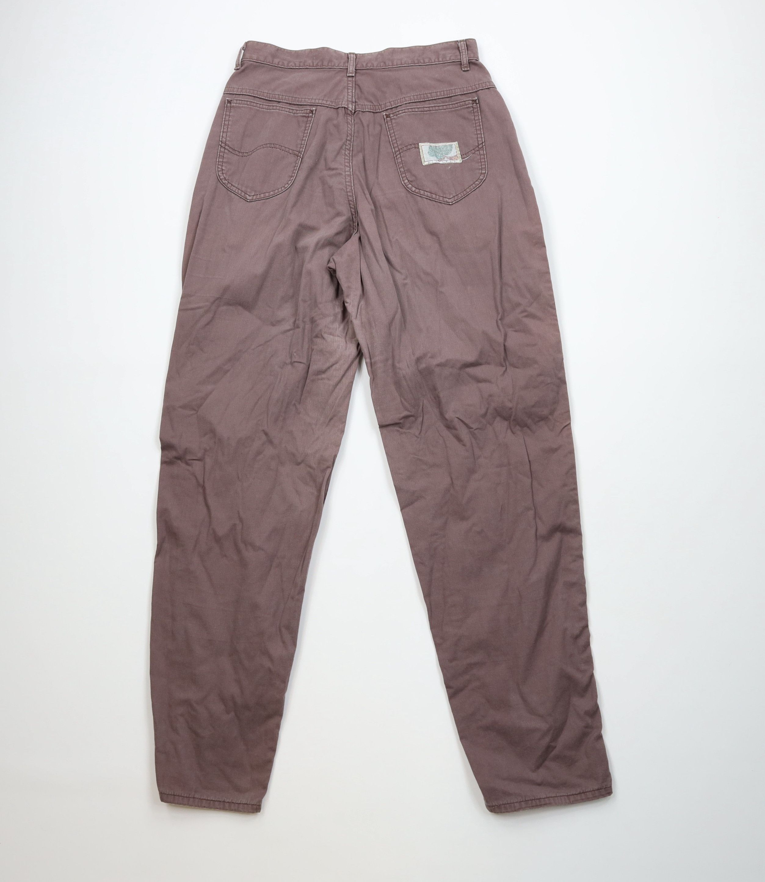 Lee Vintage 90s Lee Pleated Tapered Leg Chino Pants Purple USA Size 38" / US 16 / IT 52 - 10 Thumbnail