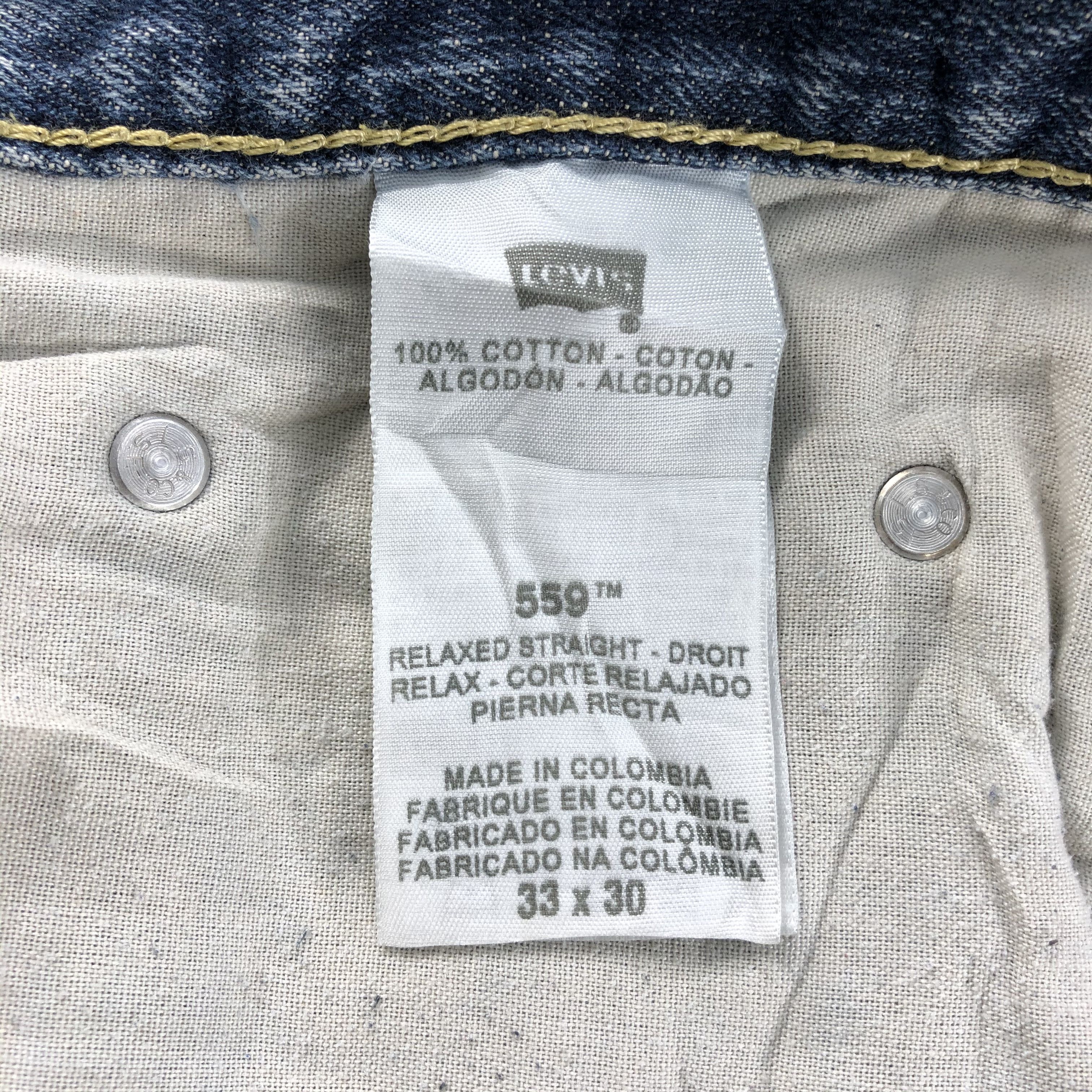Levi's Vintage Levis 559 Jeans- J1341 Size US 36 / EU 52 - 10 Thumbnail