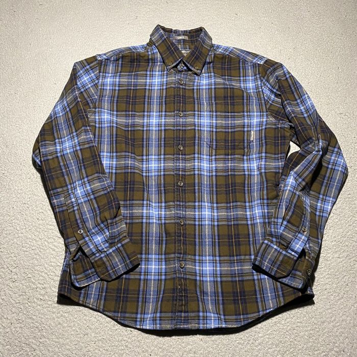 Eddie Bauer Classic Fit 100% Cotton Men's Tall/Large Plaid Shirt