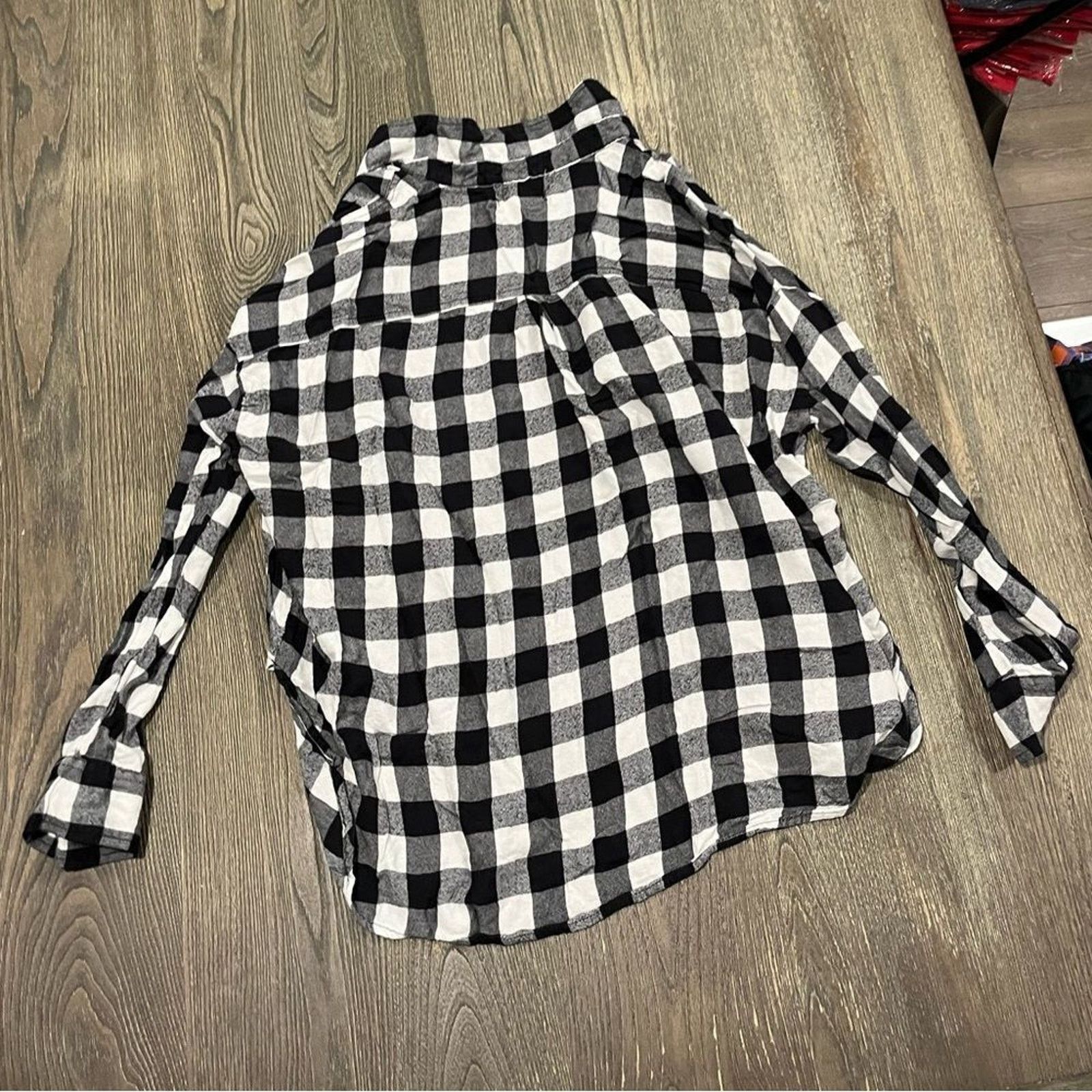 Hollister Hollister Plaid Striped Button-Down Shirt Long Sleeve Size L Size L / US 10 / IT 46 - 4 Thumbnail