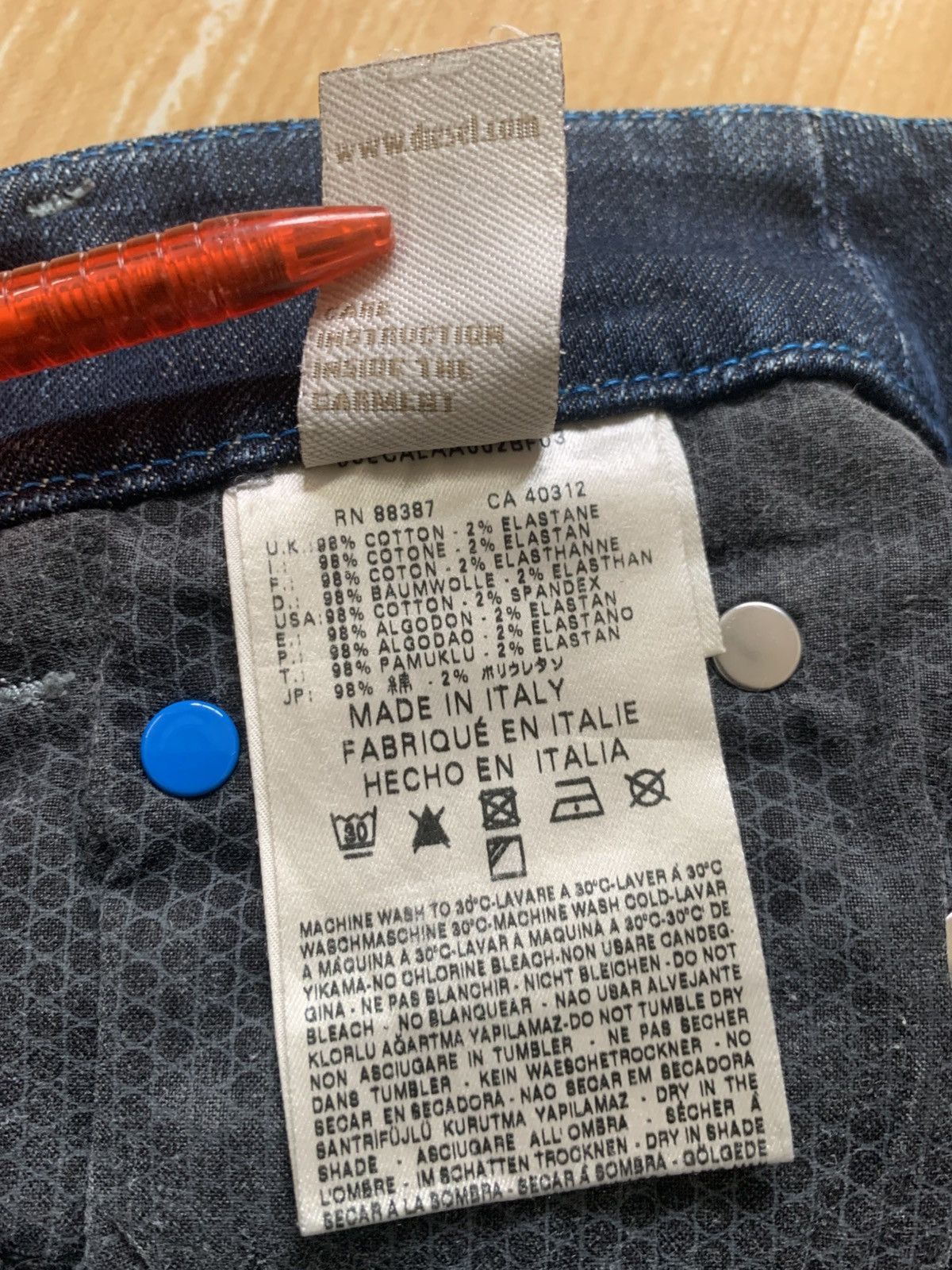 Adidas × Diesel Rare Diesel x Adidas ADI-LOUVELY Stretch Flare Jeans Pants Size US 27 - 19 Thumbnail