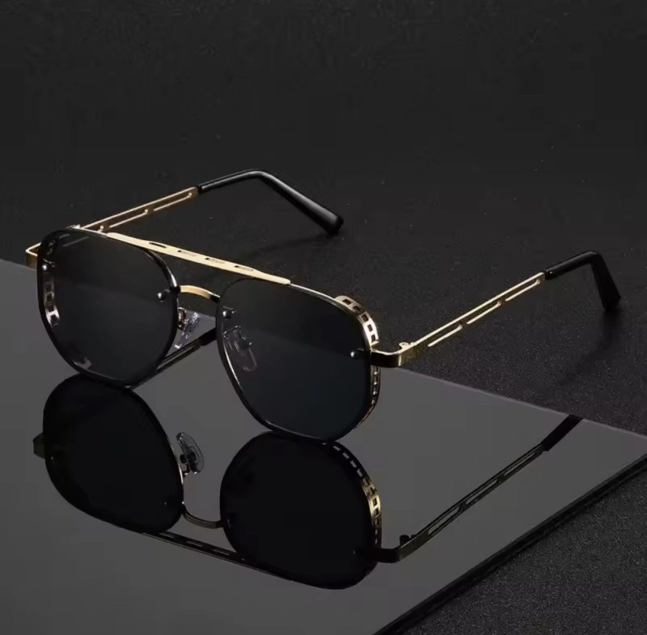 Other Luxury Square Aviator Sunglasses for Men & Women Lightweight Size ONE SIZE - 1 Thumbnail