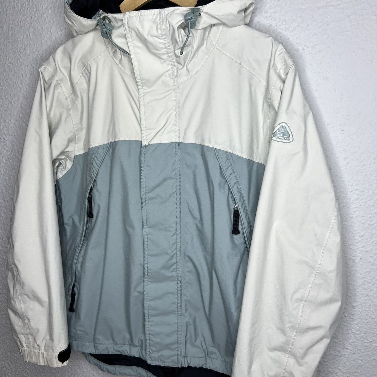 Nike × Nike ACG × Vintage Vintage Nike ACG Jacket Winter Ski Stormfit Blue White Logo Size US M / EU 48-50 / 2 - 3 Thumbnail