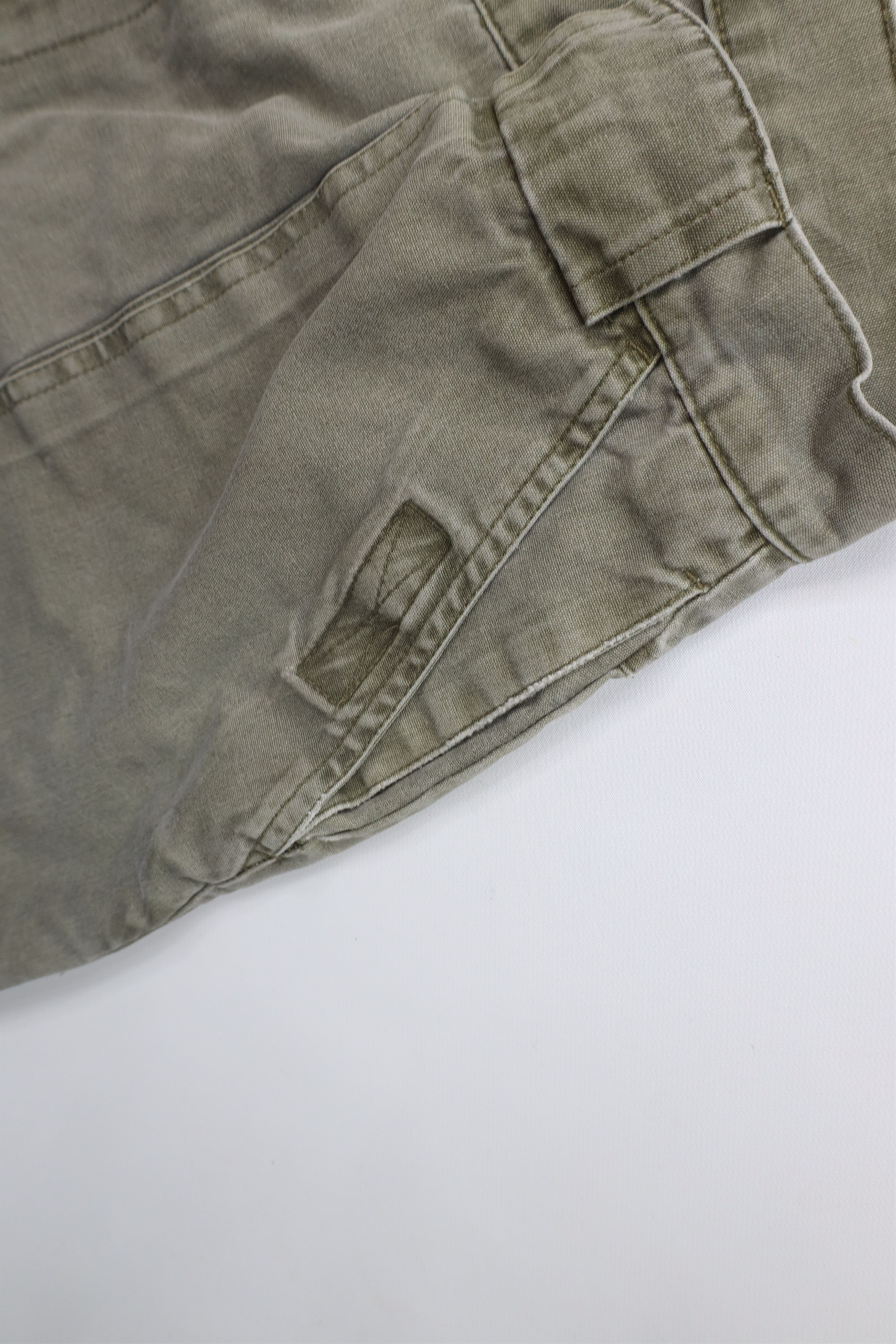 Vintage Vintage 90s Streetwear Pocket Above Knee Shorts Green Cotton Size US 36 / EU 52 - 12 Thumbnail