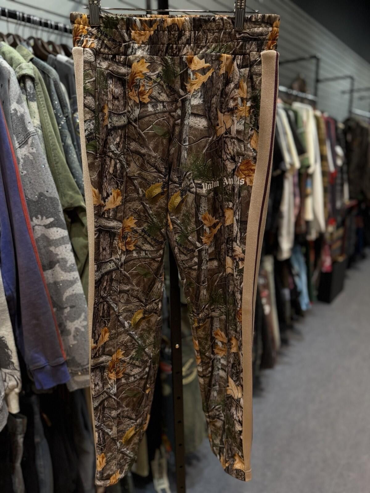 Palm Angels PALM ANGELS Tree Camo Track Pants Brown Small $790 MSRP Size US 30 / EU 46 - 9 Thumbnail