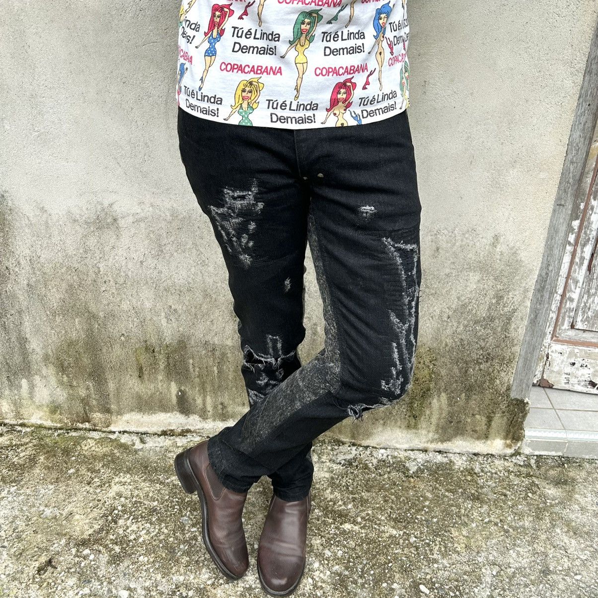 Diet Butcher Slim Skin RAREDiet Butcher Slim Skin 2016 Fall Winter Distrrssed Pants Size US 31 - 3 Thumbnail