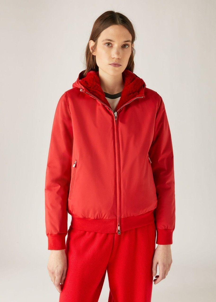 Loro Piana o1srvl11e0524 Jacket in Red Size S / US 4 / IT 40 - 2 Thumbnail