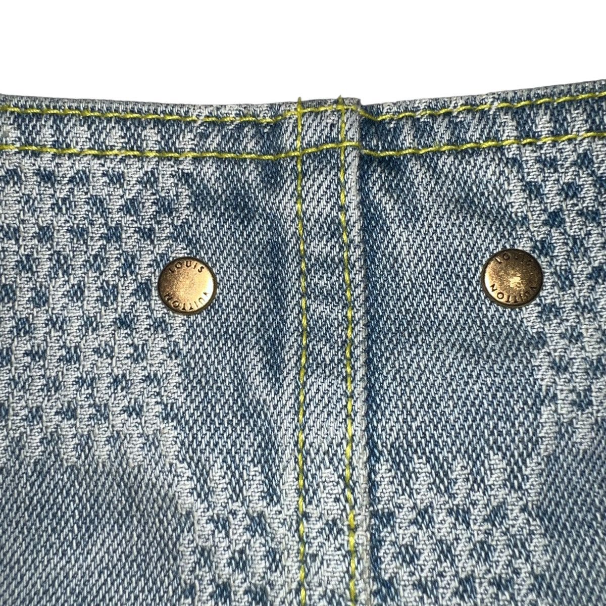 Louis Vuitton LOUIS VUITTON 2024AW Pharrell Williams Damier Denim Jacket Size US L / EU 52-54 / 3 - 11 Thumbnail