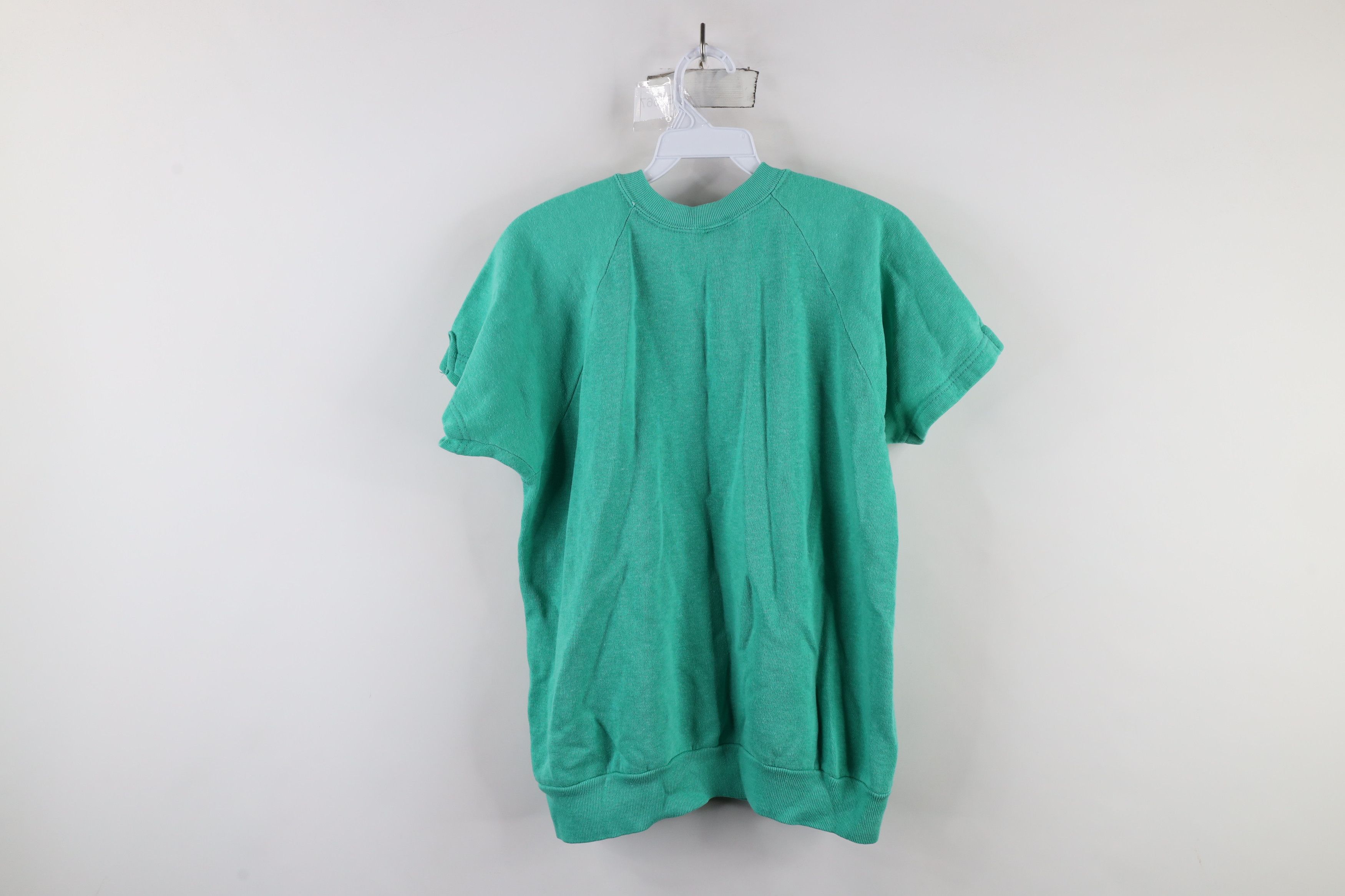 Vintage Vintage 80s 90s Streetwear Blank Short Sleeve Sweatshirt USA Size L / US 10 / IT 46 - 9 Thumbnail