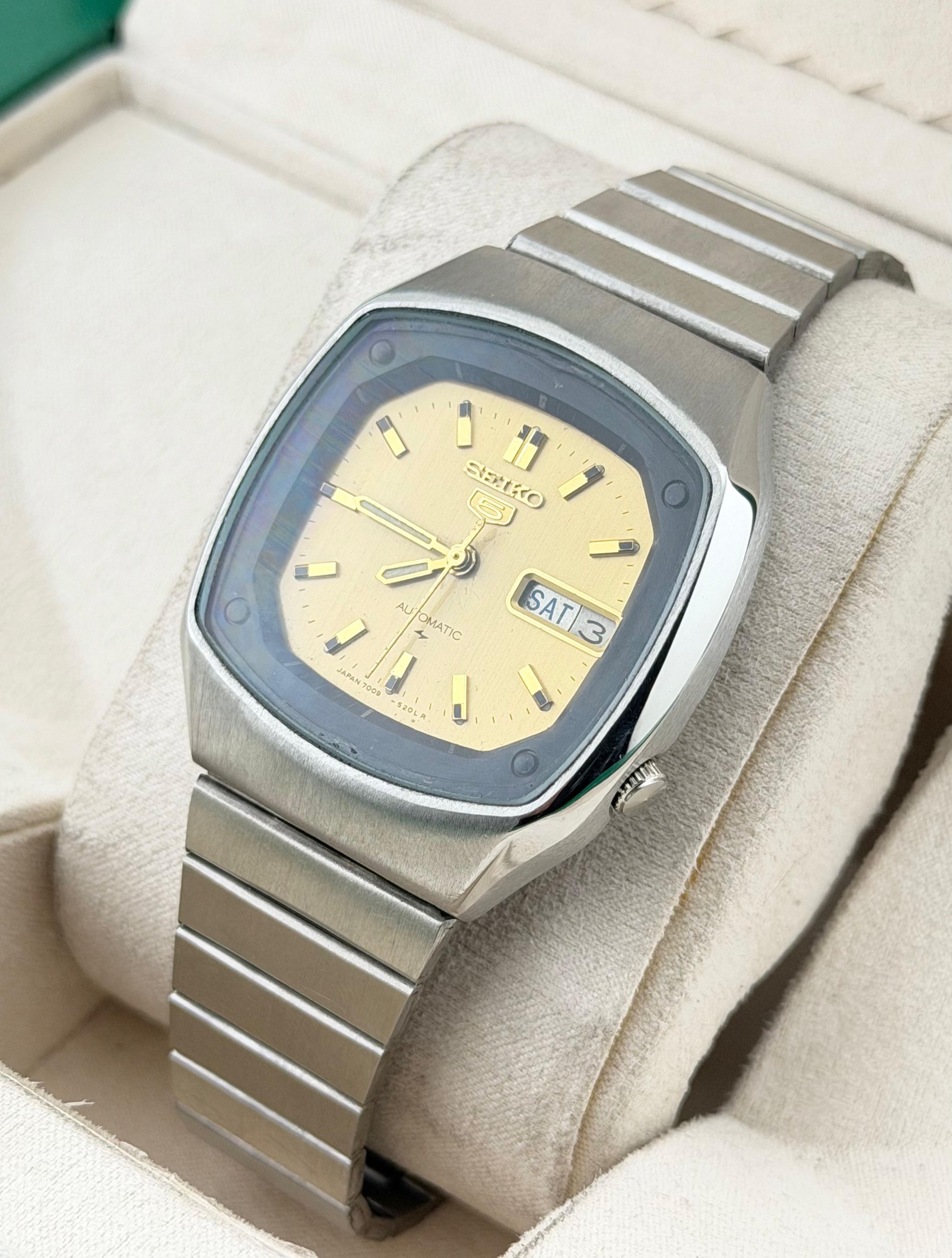 Seiko Vintage Men's Wrist Automatic Watch Size 38 - 3 Thumbnail