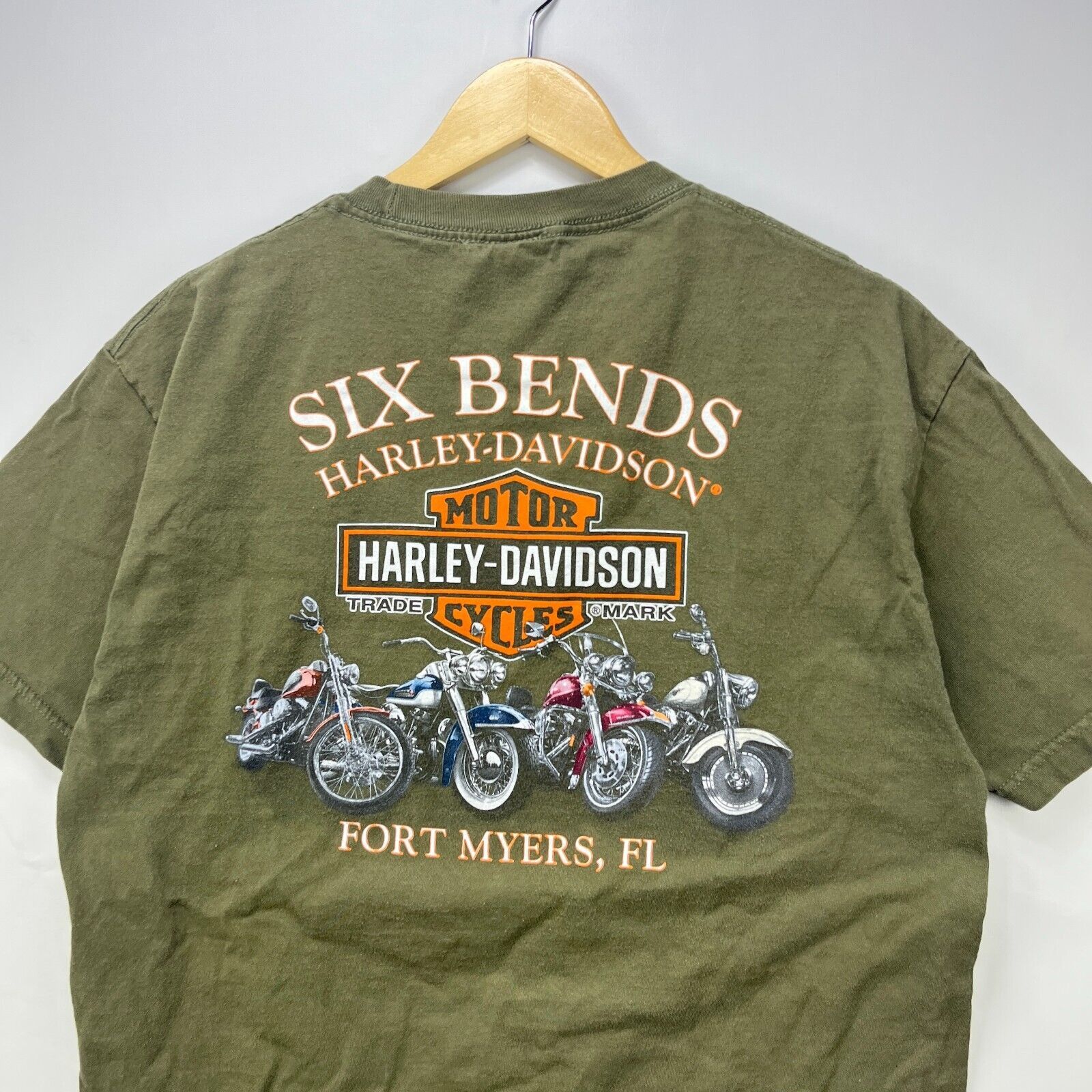 Vintage Vintage Harley Davidson Florida Motorcycle T-shirt Large Size US L / EU 52-54 / 3 - 2 Thumbnail