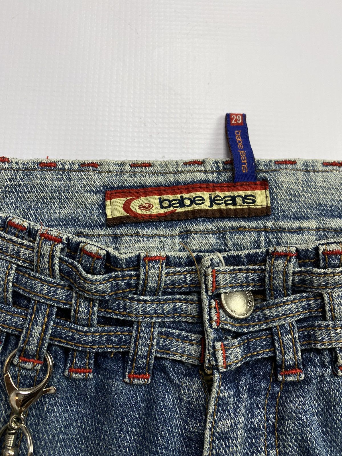If Six Was Nine × Japanese Brand × Le Grande Bleu (L.G.B.) 2000s BABE Super Flare Jean Size US 32 / EU 48 - 6 Thumbnail