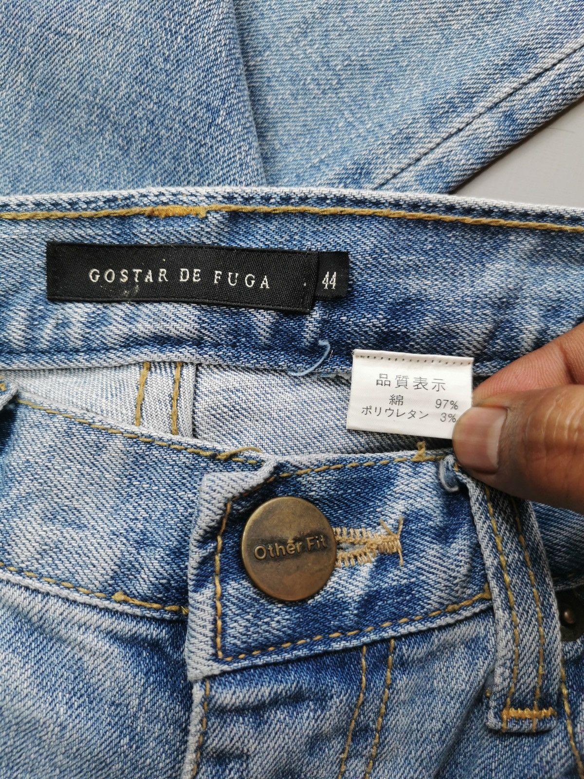 GOSTAR DE FUGA Gostar De Fuga Distressed Skinny Jeans Size US 32 / EU 48 - 11 Thumbnail