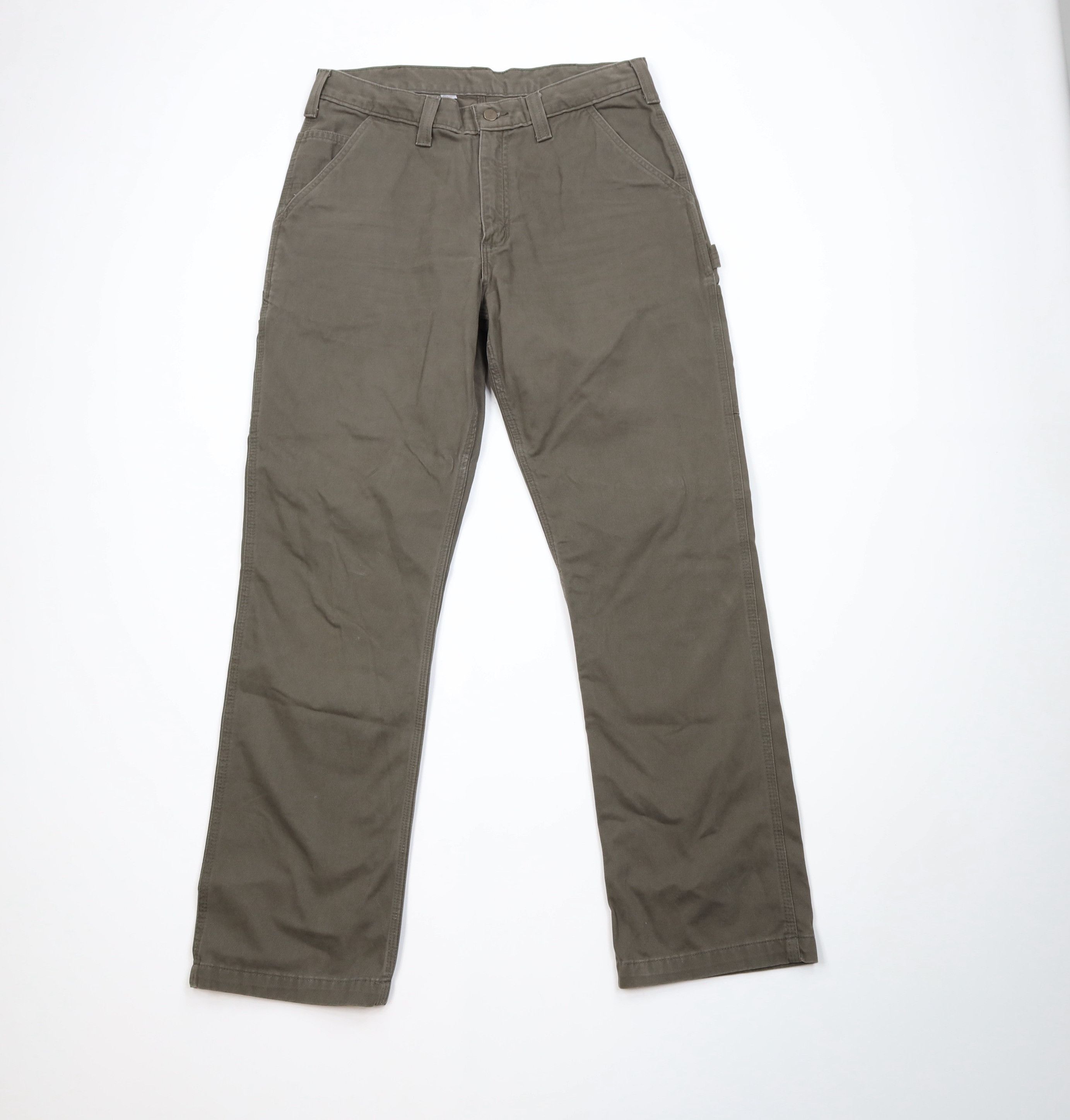 Carhartt Vintage Y2K Carhartt Spell Out Wide Leg Dungaree Chino Pants Size US 34 / EU 50 - 1 Thumbnail