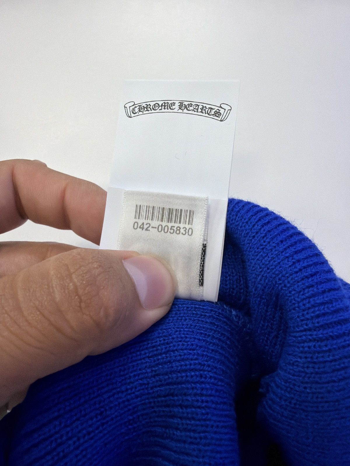 Chrome Hearts Chrome Hearts Blue CH Beanie Online Exclusive Size ONE SIZE - 7 Thumbnail