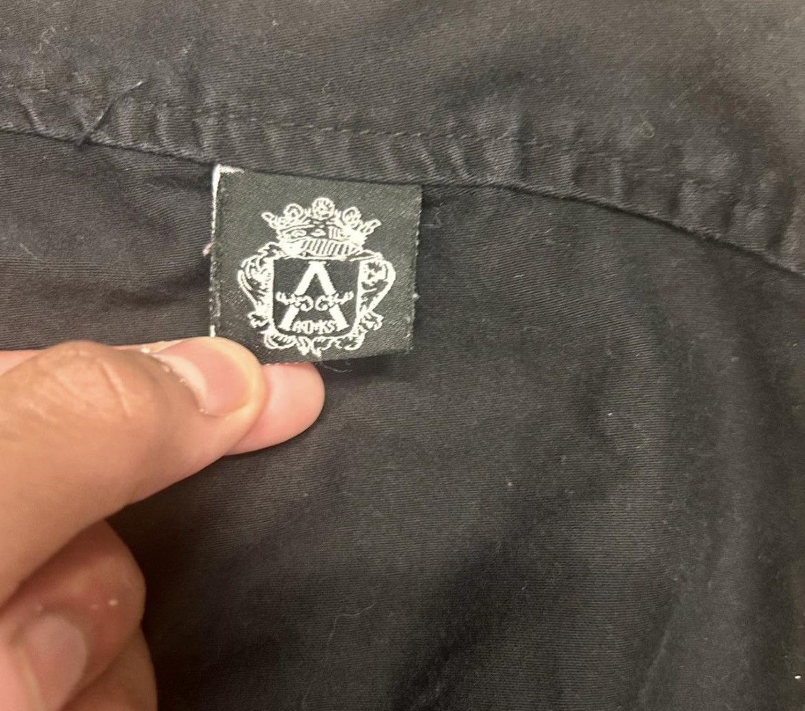 Other AKDMKS Black Button up shirt with a unique design Size US XXL / EU 58 / 5 - 8 Thumbnail