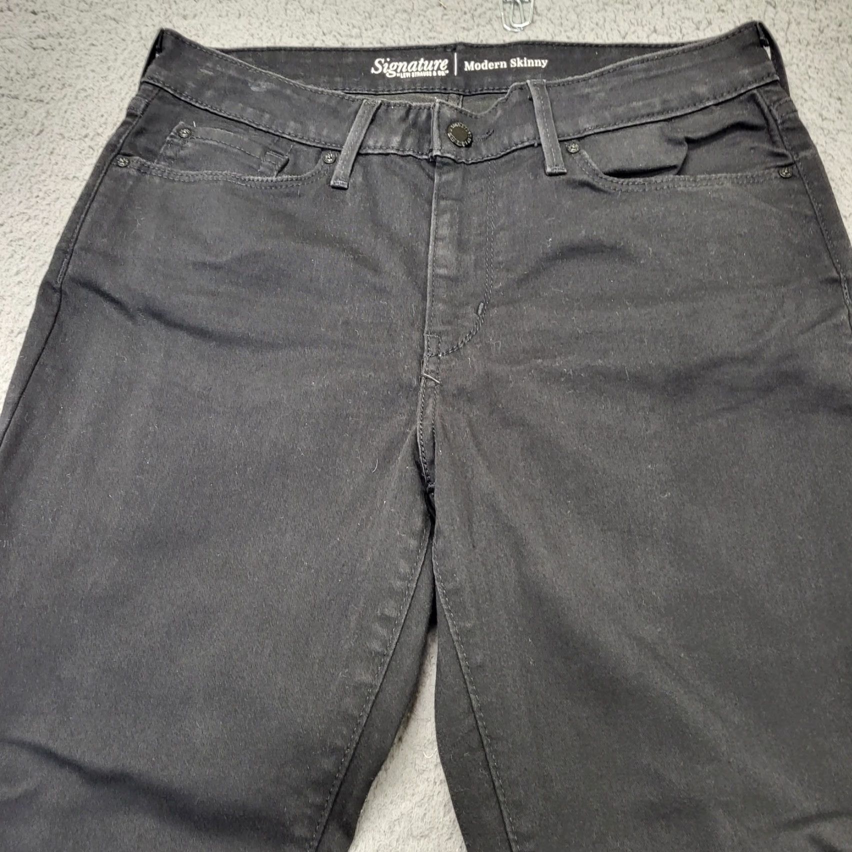 Levi's Levi's 500 Series Jeans Women's Size 12 31W Signature Modern Skinny Black College Denim Slim Fit Regular Women Jeans 5-Pocket Size 34" / US 12 / IT 48 - 4 Thumbnail