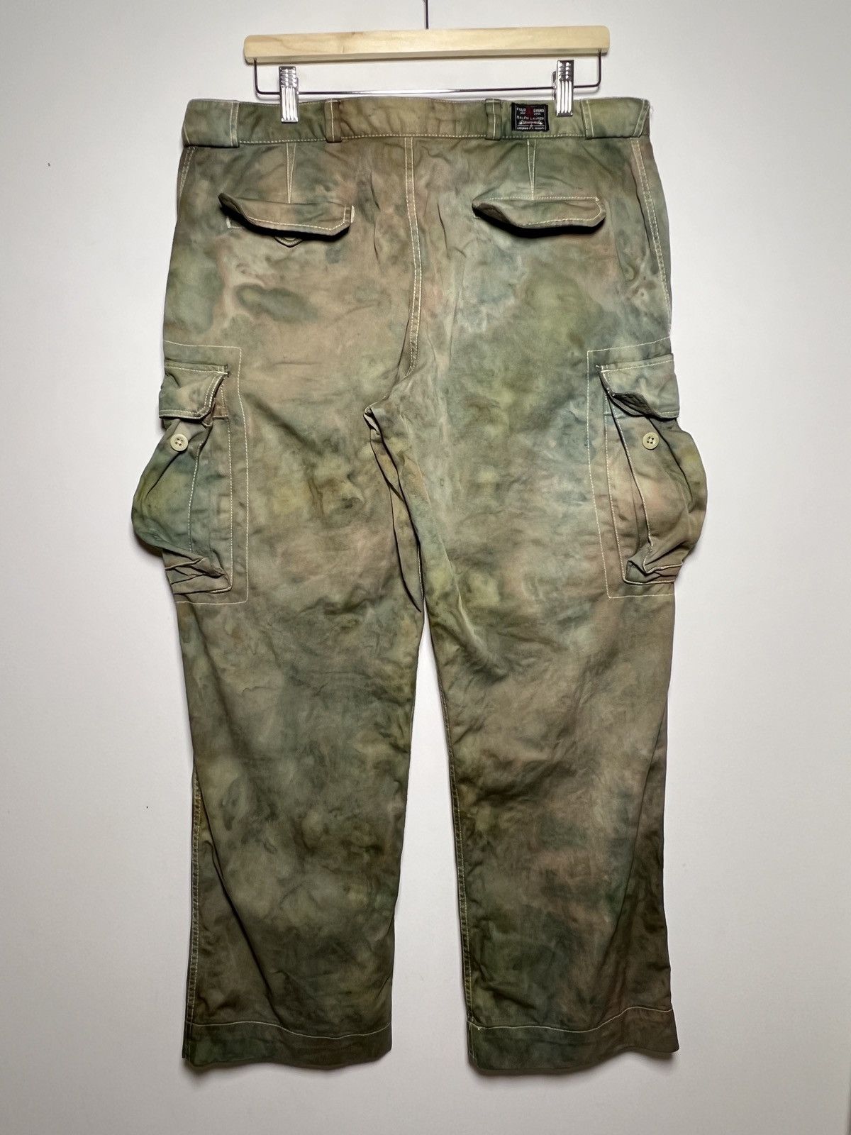 Polo Ralph Lauren ralph lauren tie dye cargo camo multipocket army pants Size US 36 / EU 52 - 10 Thumbnail