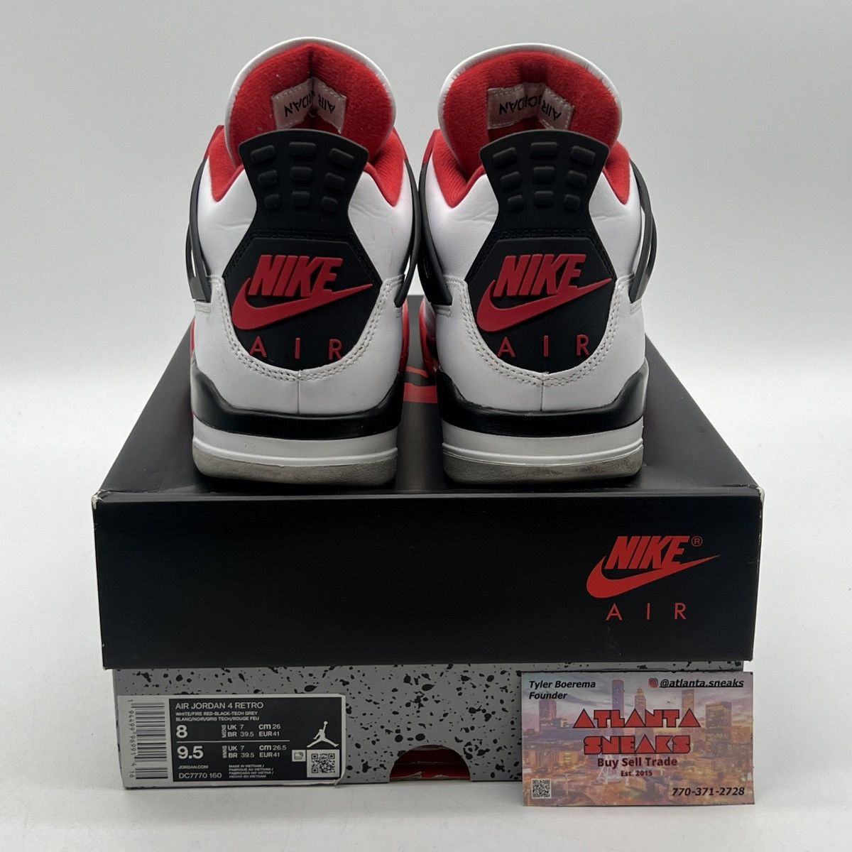 Jordan Brand Air Jordan 4 fire red Size US 8 / EU 41 - 3 Thumbnail