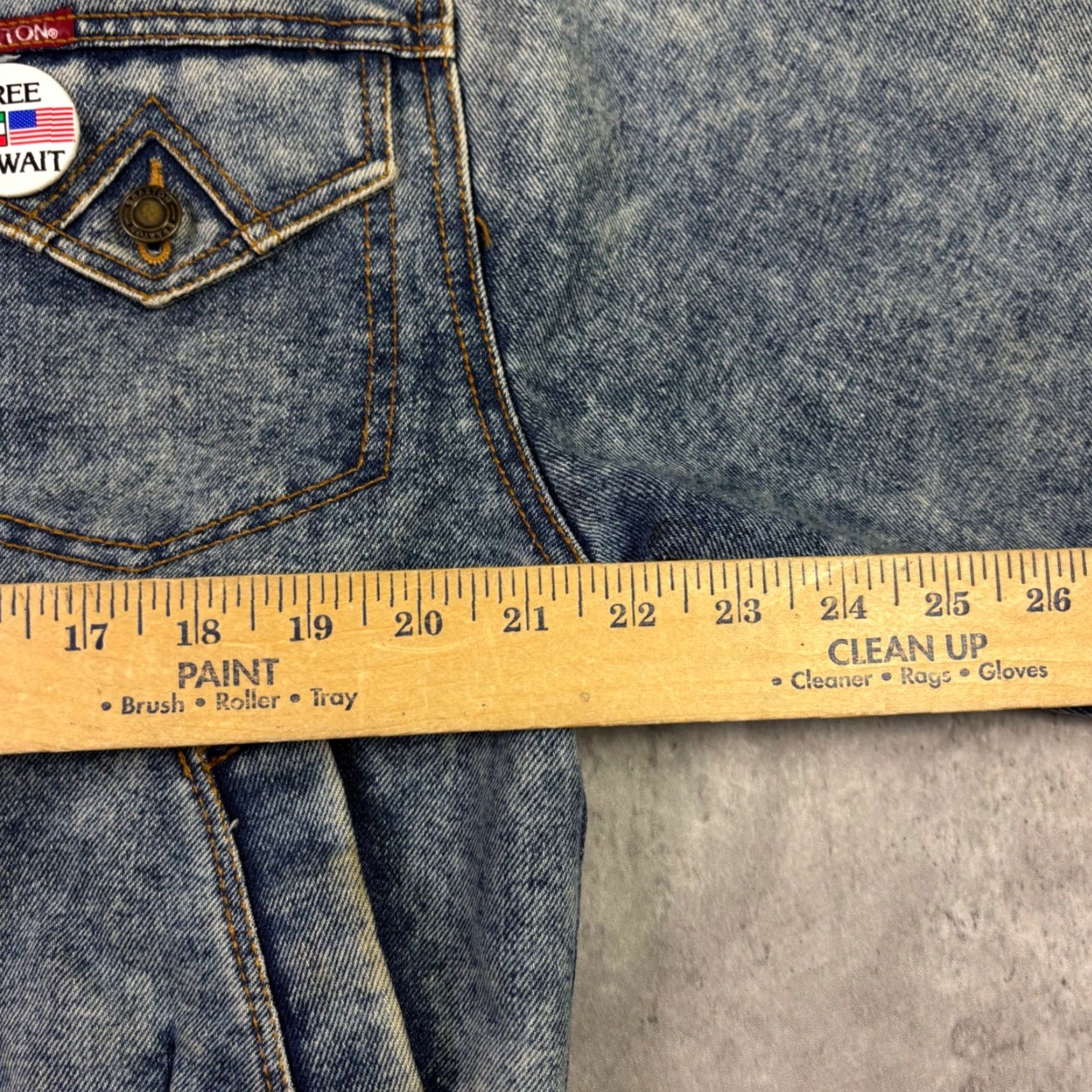 Denime VINTAGE Braxton Jacket 3-in-1 Denim L Blue 90s Mens Jacket Coats Casual Short Embroidered Pockets Logo Button Down Collared Vintage Size US L / EU 52-54 / 3 - 4 Thumbnail