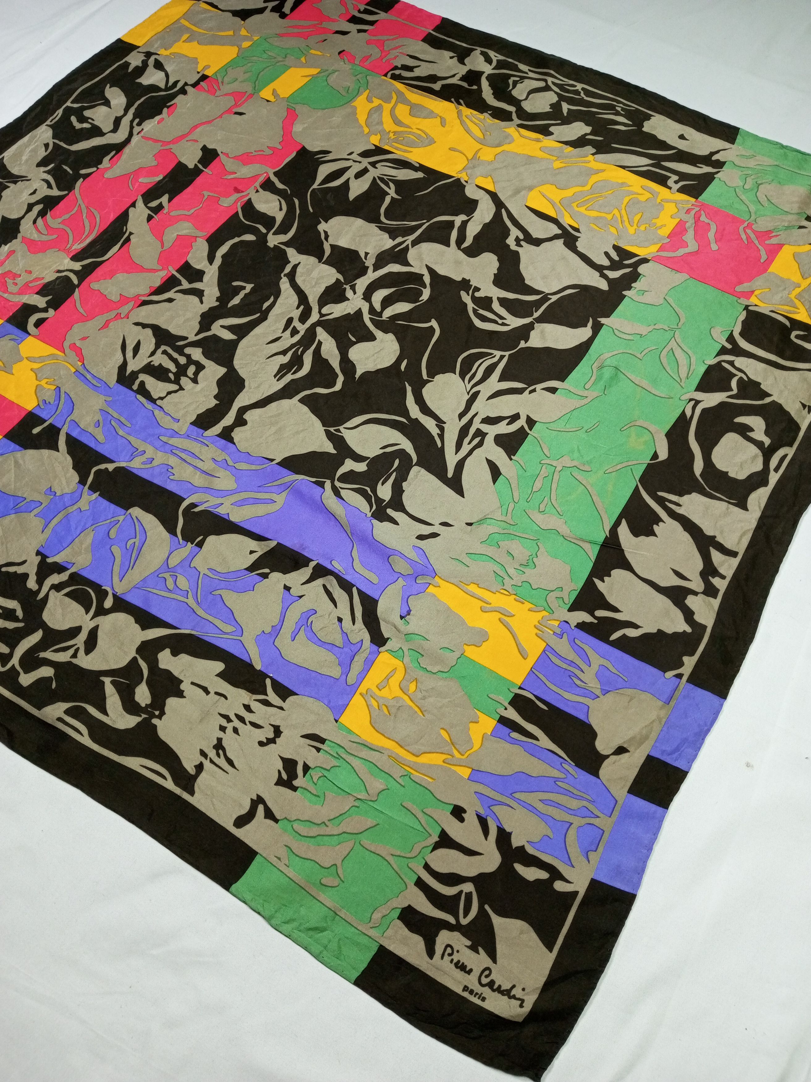 Pierre Cardin × Vintage Vintage Pierre Cardin Silk Scarf Size ONE SIZE - 2 Thumbnail