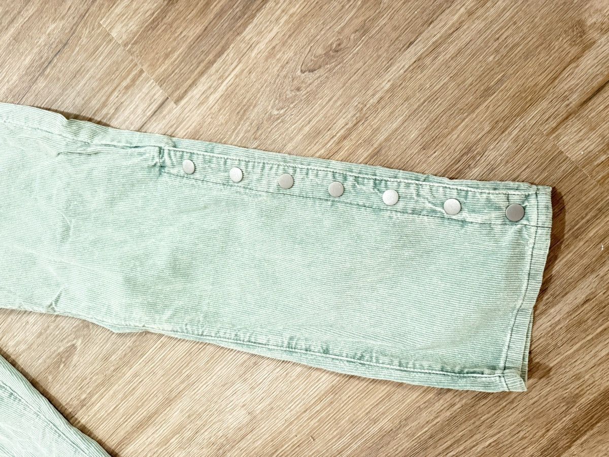 Boohoo × Vintage Boohoo MAN Green/Gray Corduroy Pattern Pants Size US 34 / EU 50 - 5 Thumbnail