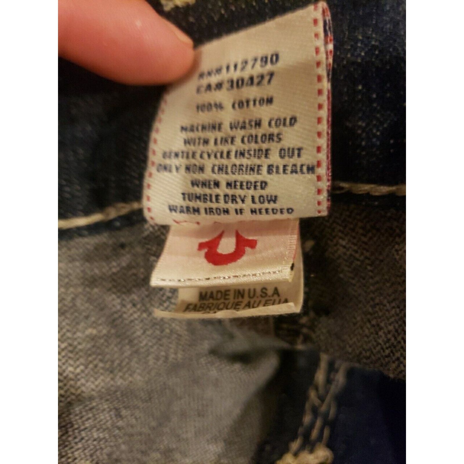 True Religion Vintage True Religion Men's Size 40 Thick Stitch Size US 40 / EU 56 - 6 Thumbnail
