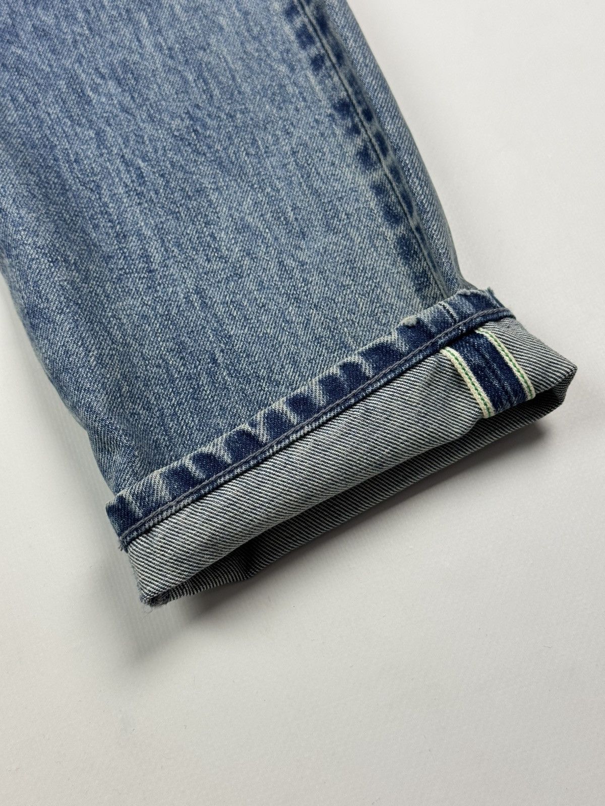 Han Kjobenhavn New! Han Kjobenhavn Drop Crotch Washed Selvage Denim Jeans Size US 30 / EU 46 - 4 Thumbnail