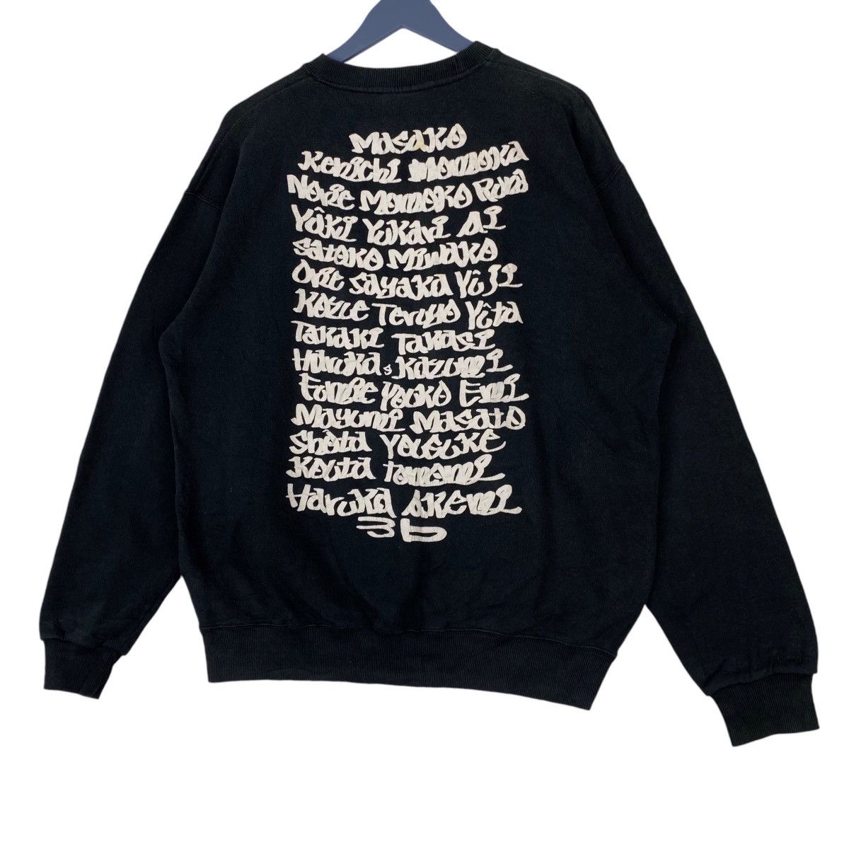 Vintage Vintage Prinstar Printed Crewneck Sweatshirt Black Size US L / EU 52-54 / 3 - 2 Thumbnail