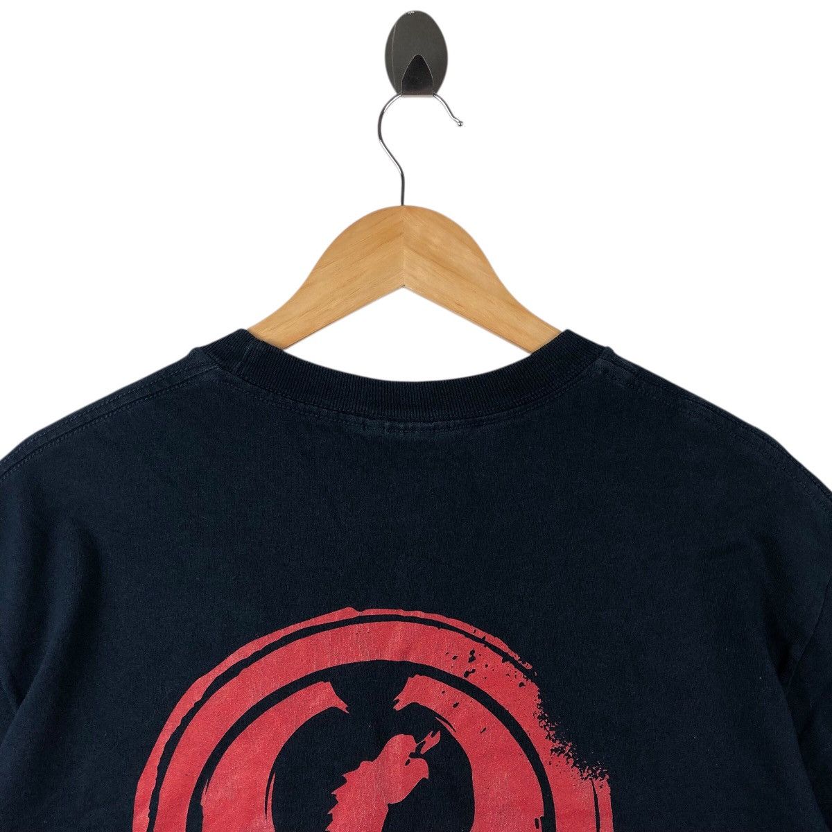 Vintage Vintage 90s DRAGON skateboard back hit big logo skate tee Size US M / EU 48-50 / 2 - 10 Thumbnail