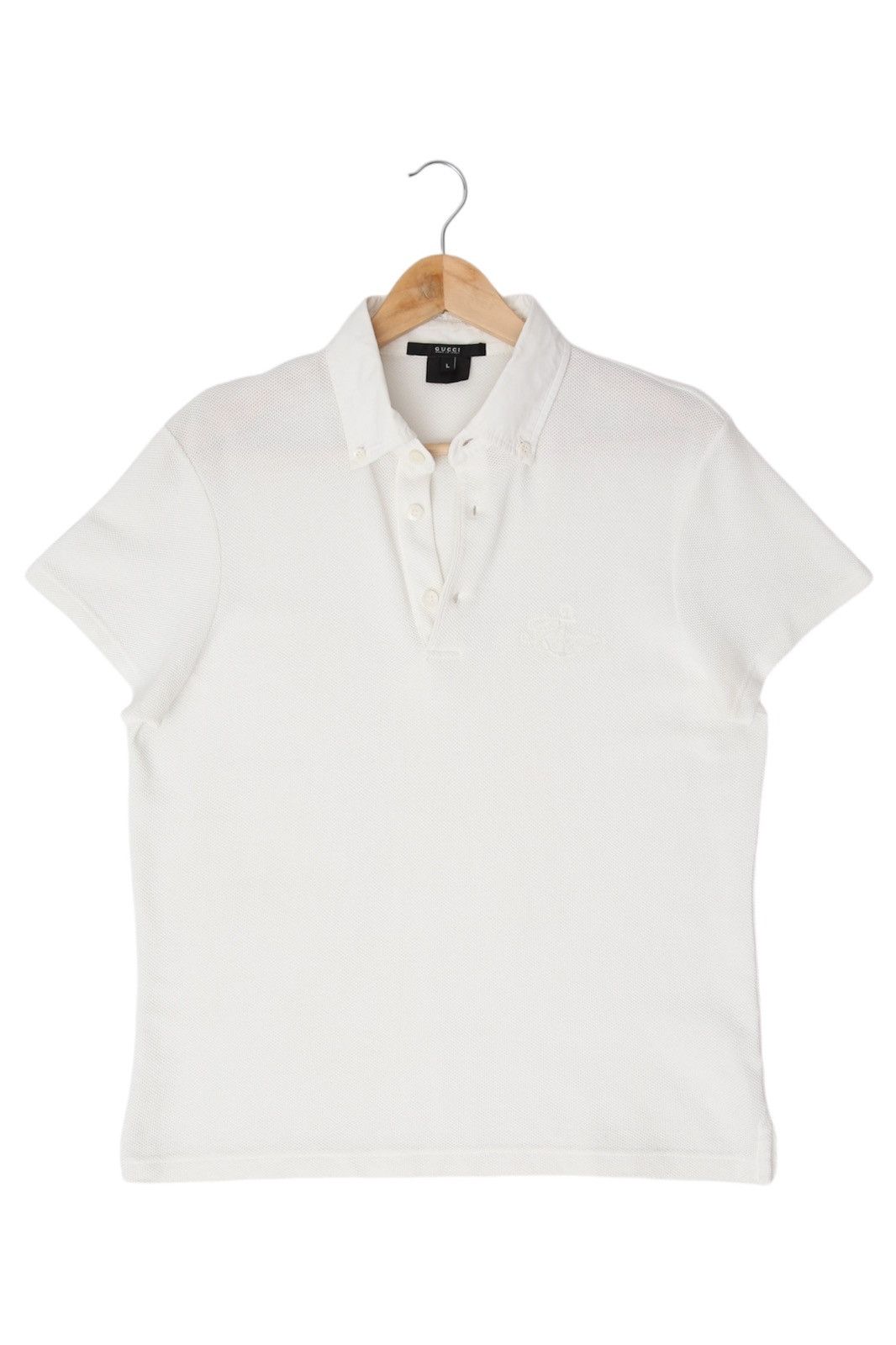 Gucci Gucci Anchor-embroidery Chest Logo Polo T-Shirt Size US L / EU 52-54 / 3 - 1 Thumbnail